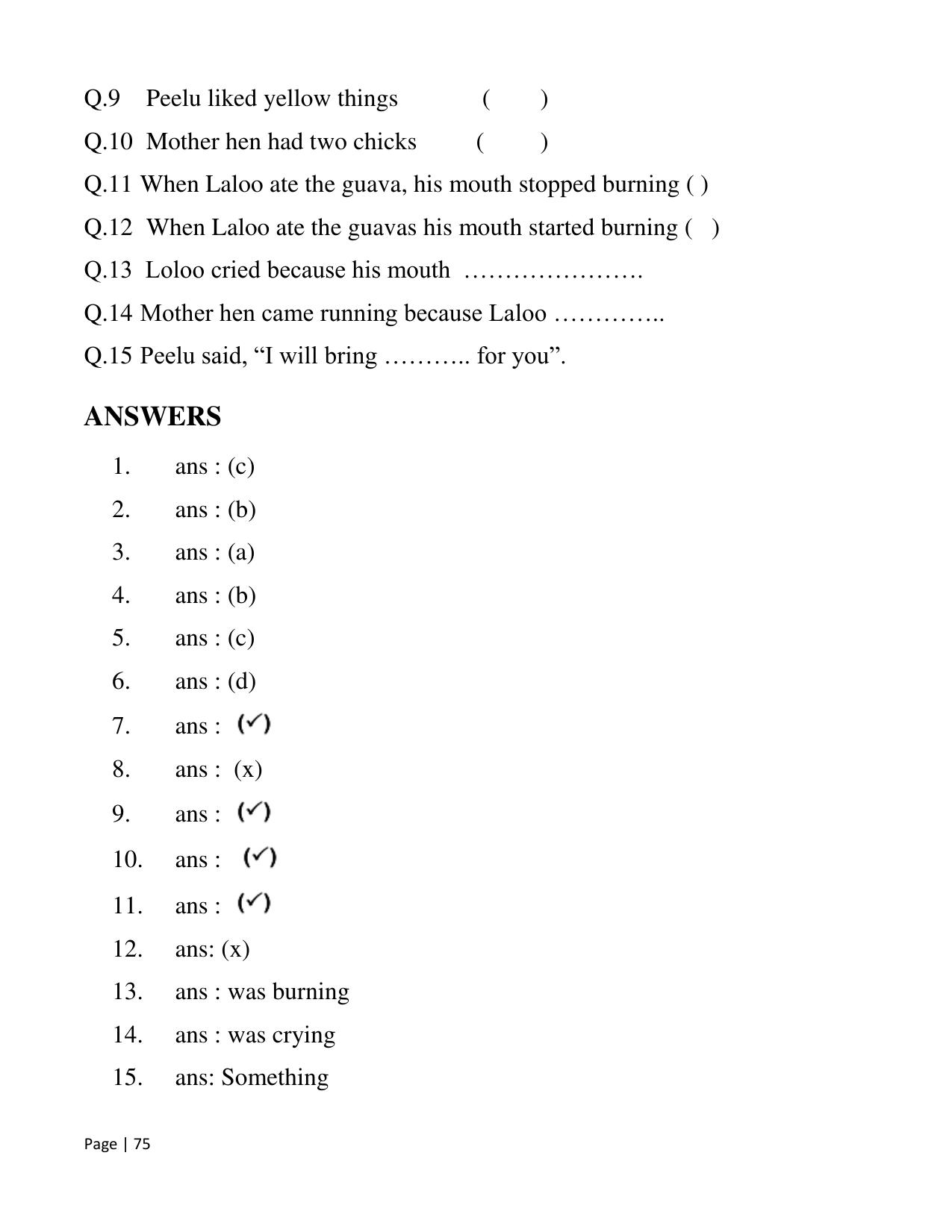 Chhattisgarh Board Class 2 English Question Bank - Page 80