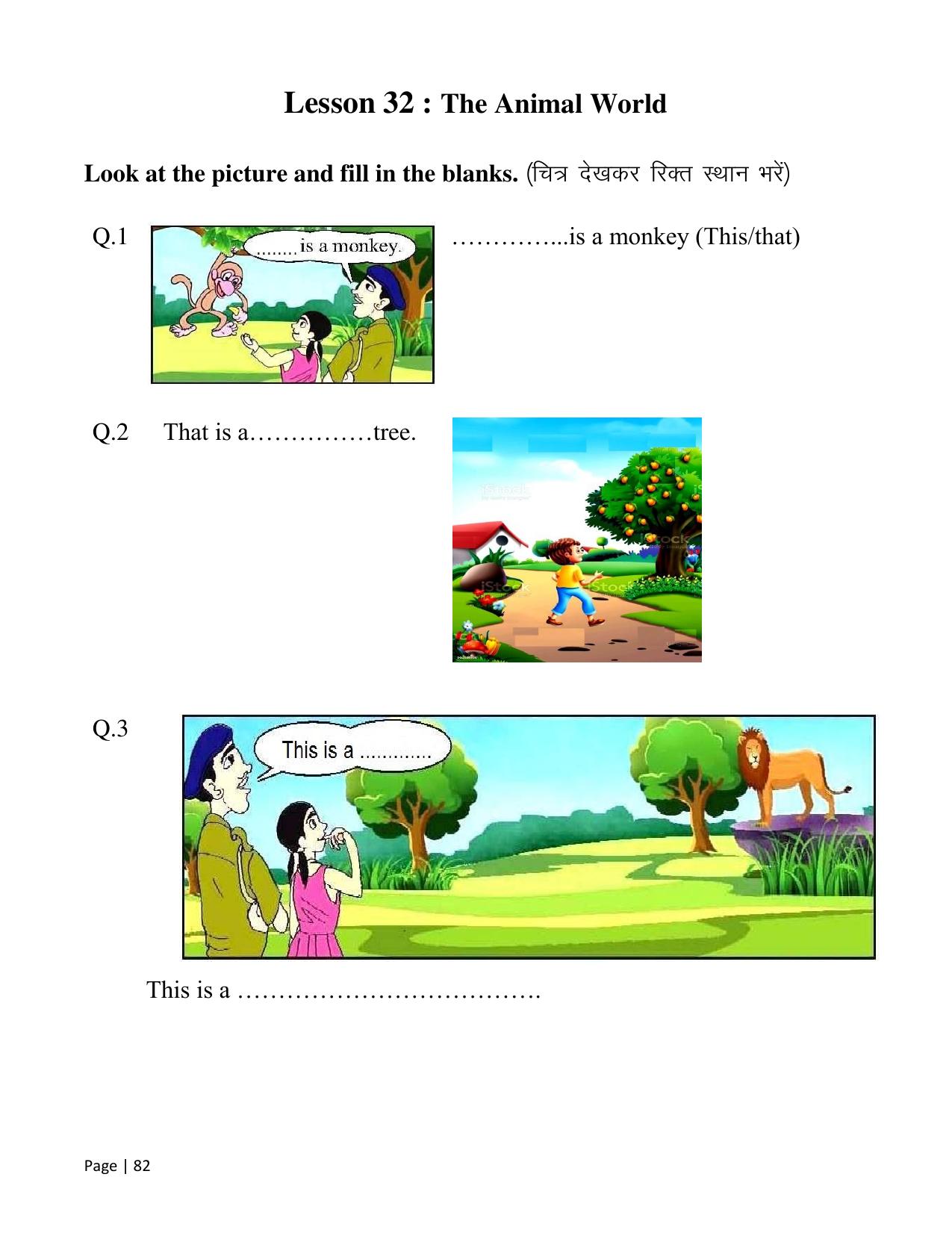 Chhattisgarh Board Class 2 English Question Bank - Page 87