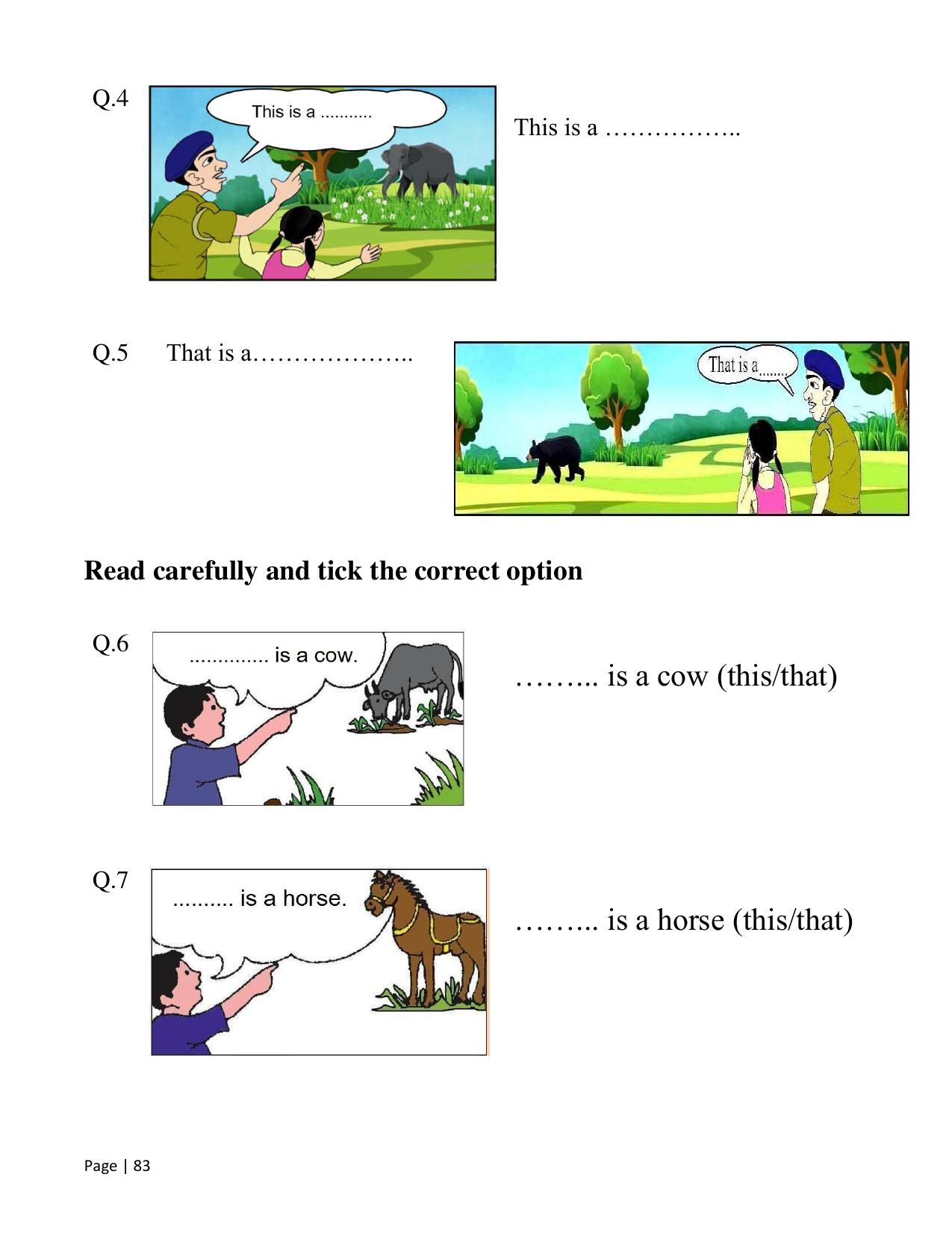 Chhattisgarh Board Class 2 English Question Bank - Page 88