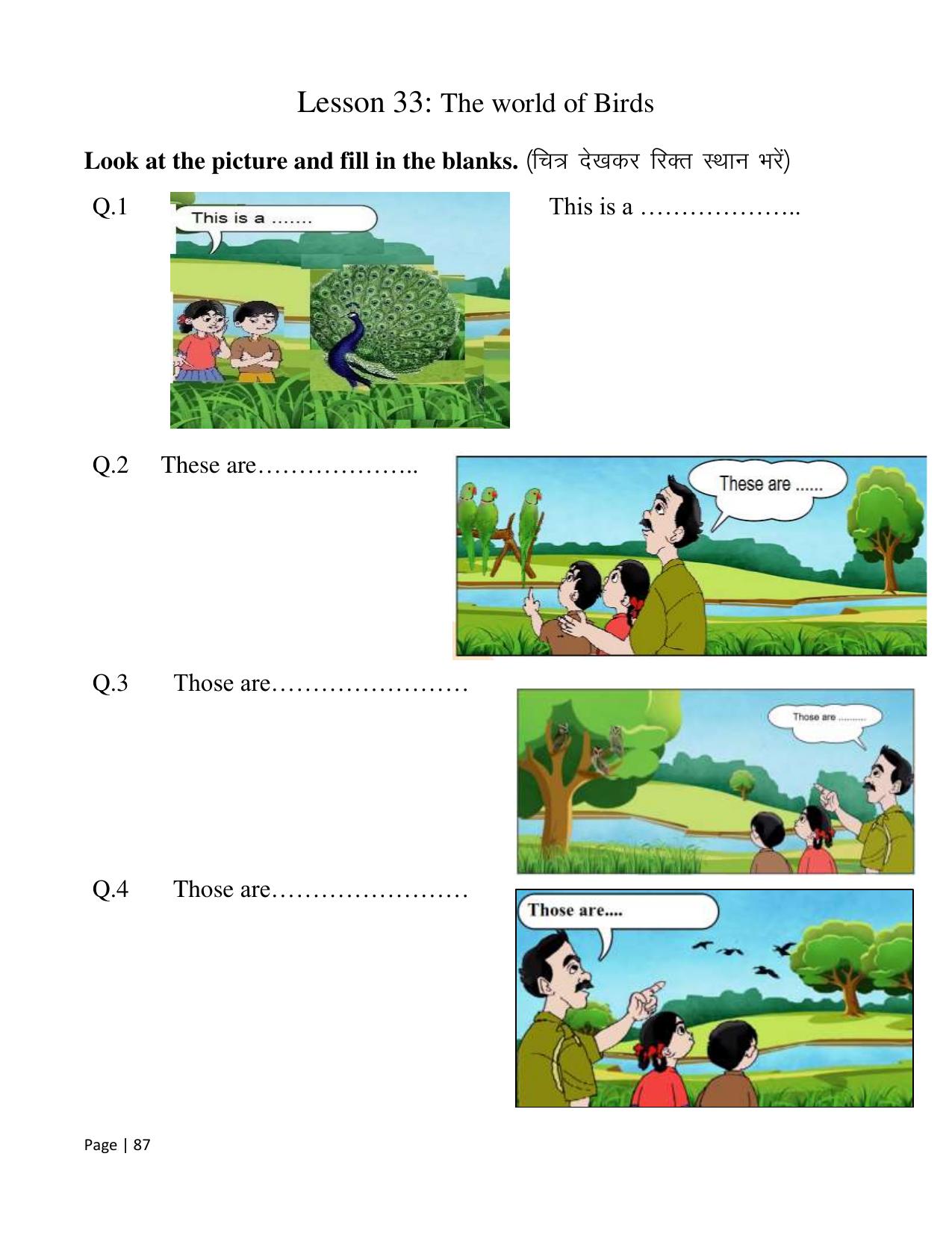 Chhattisgarh Board Class 2 English Question Bank - Page 92