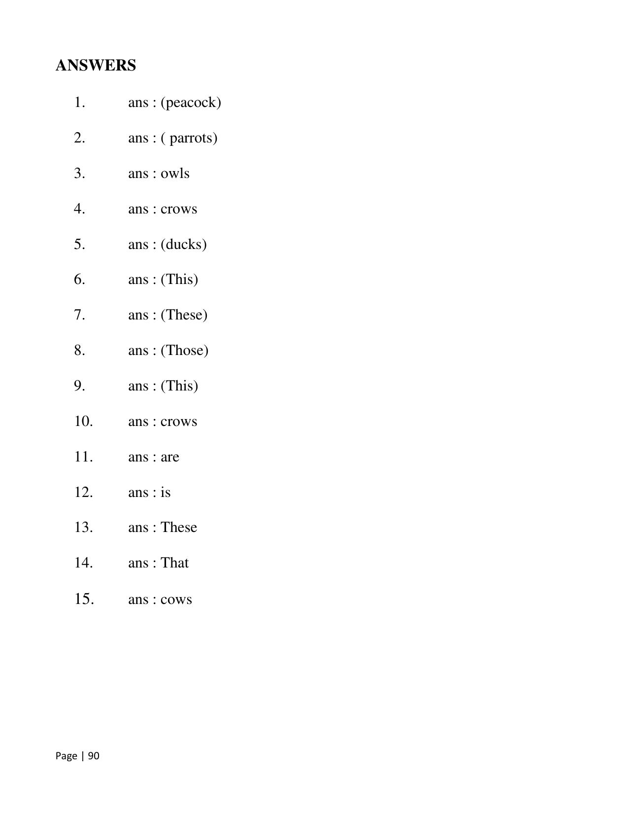 Chhattisgarh Board Class 2 English Question Bank - Page 95