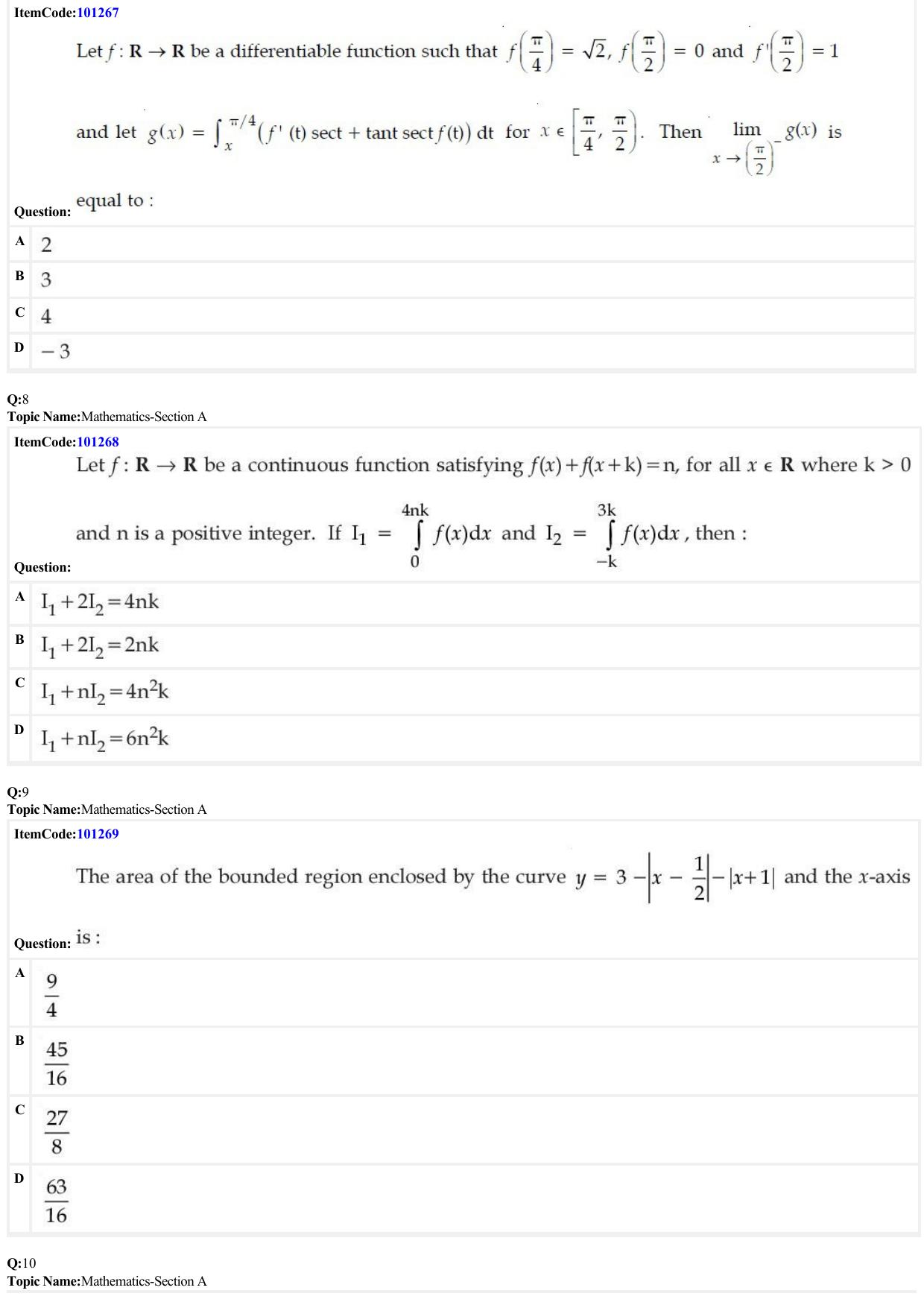 JEE Mains 2022: BTech English (Shift 2) 28-06-2022 Question Paper - Page 3
