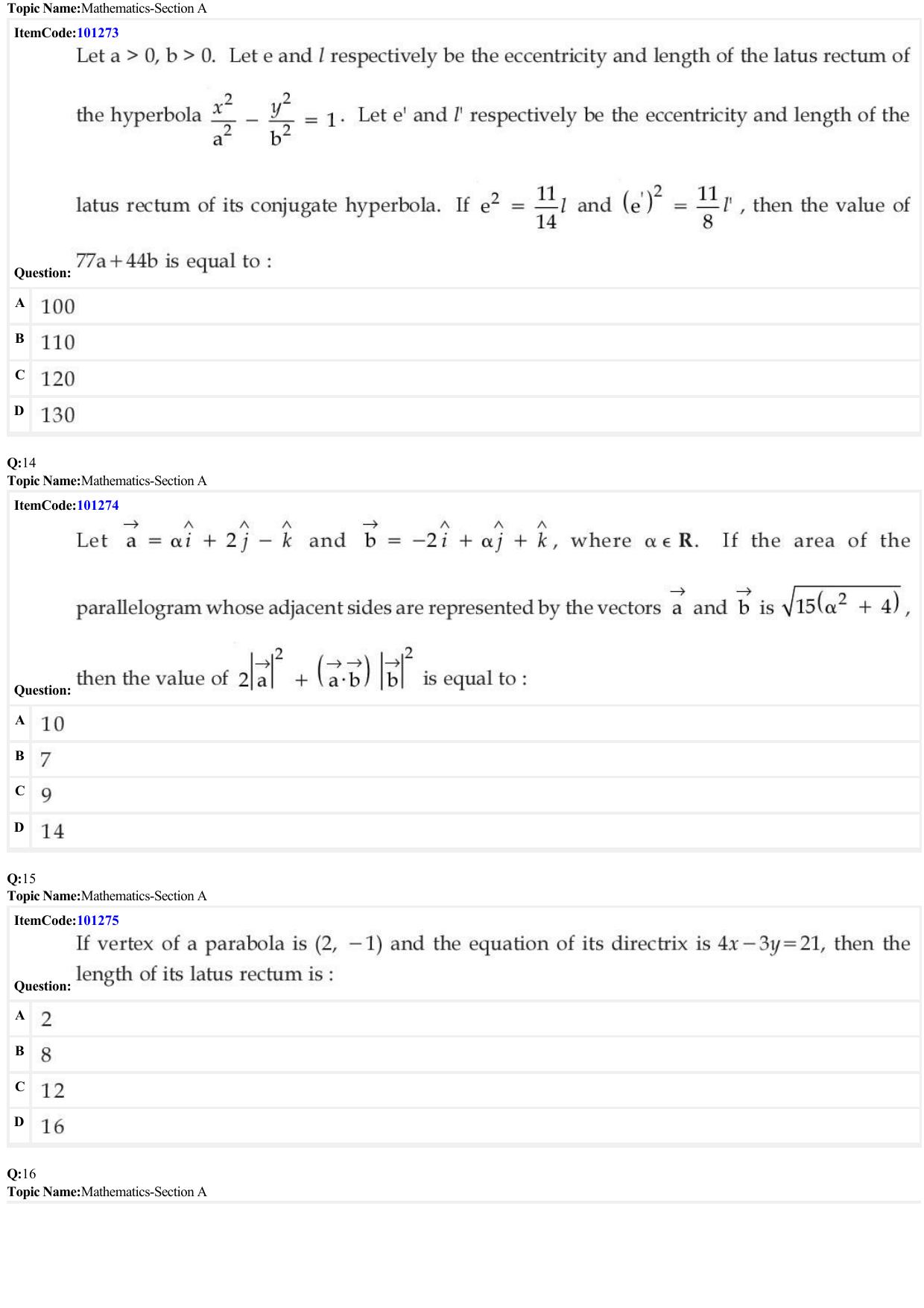 JEE Mains 2022: BTech English (Shift 2) 28-06-2022 Question Paper - Page 5
