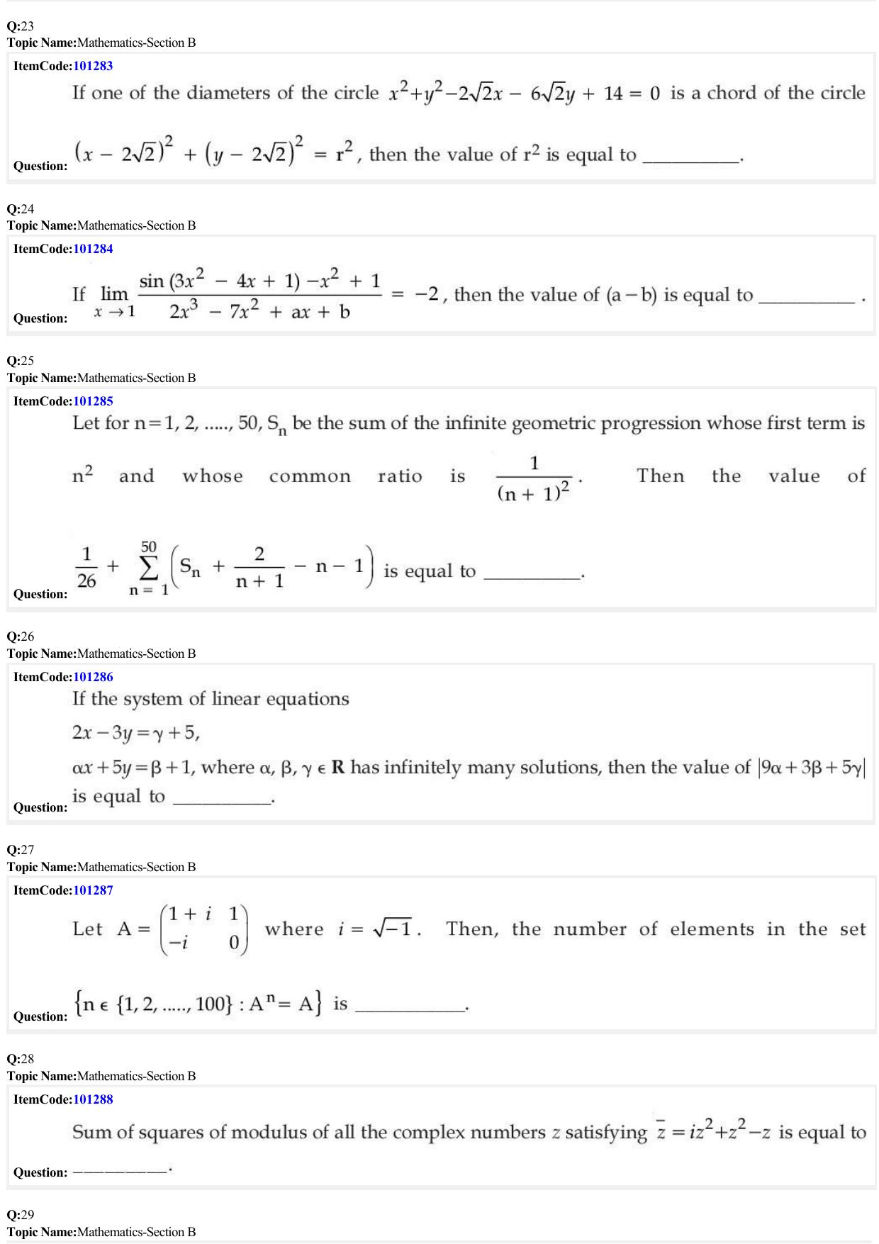 JEE Mains 2022: BTech English (Shift 2) 28-06-2022 Question Paper - Page 8