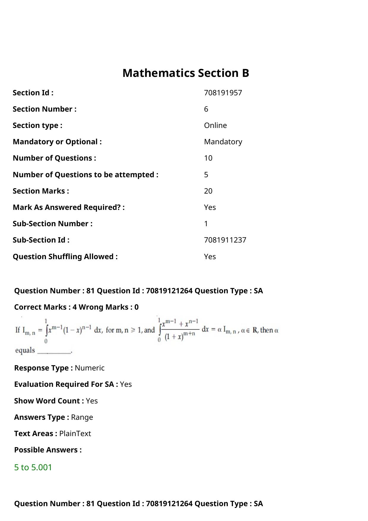 JEE Mains 2021: BTech Hindi (Shift 2) 26-02-2021 Question Paper - Page 94