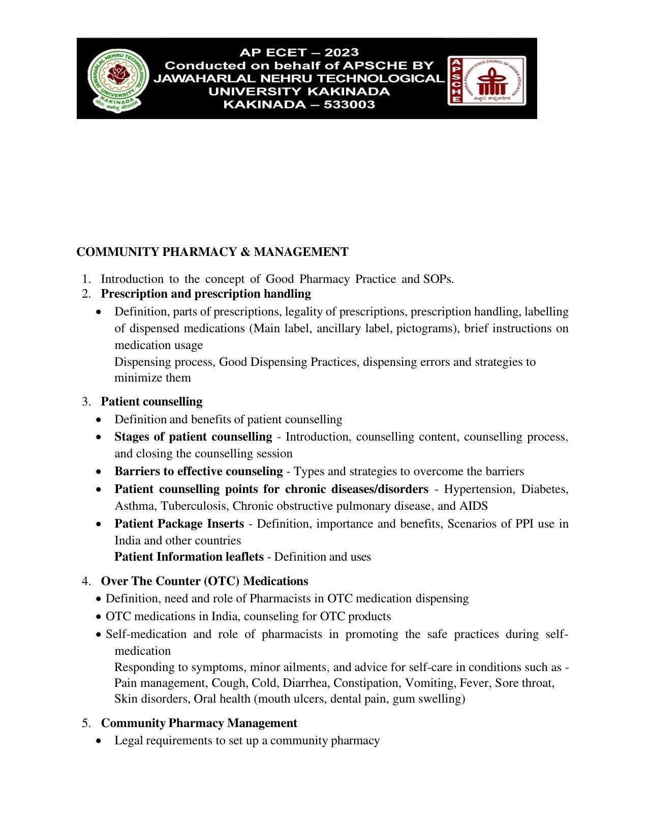 AP ECET SECTION III PHARMACOGNOSY Syllabus - Page 3