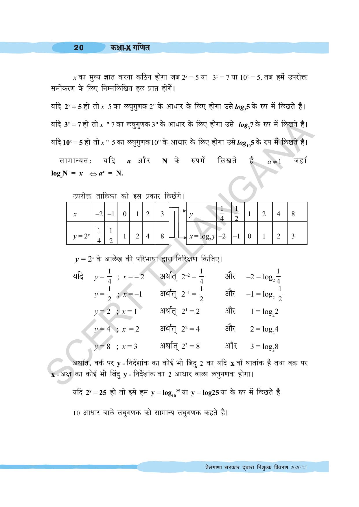 TS SCERT Class 10 Maths (Hindi Medium) Text Book - Page 30