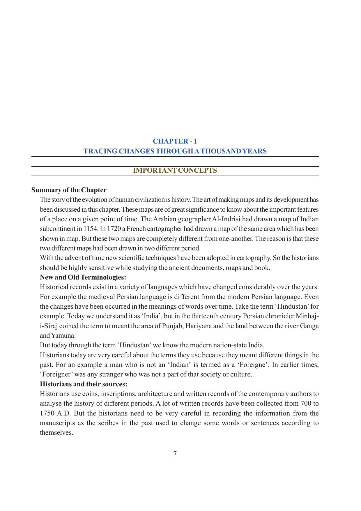 Tripura Board Class 7 Social Science English Version Workbooks - Page 7