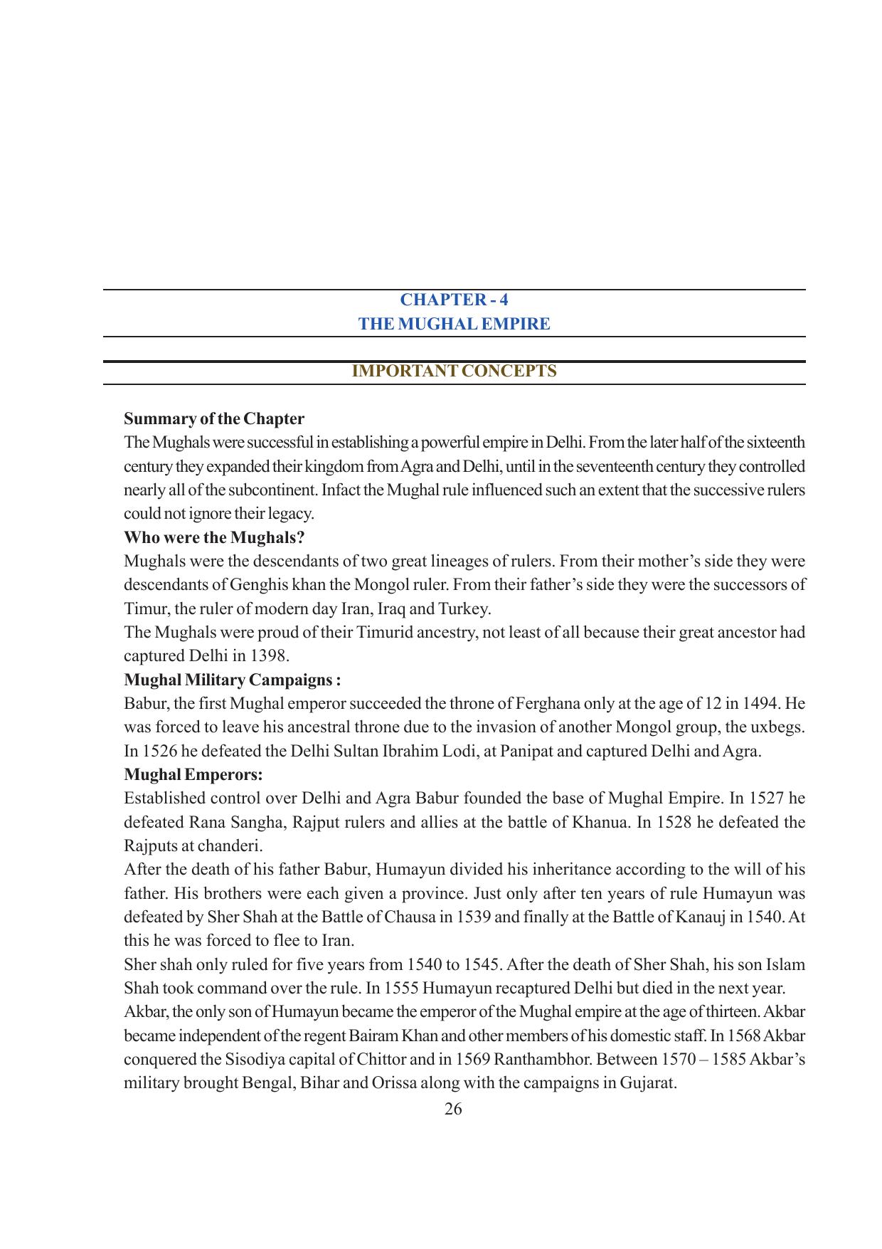 Tripura Board Class 7 Social Science English Version Workbooks - Page 26