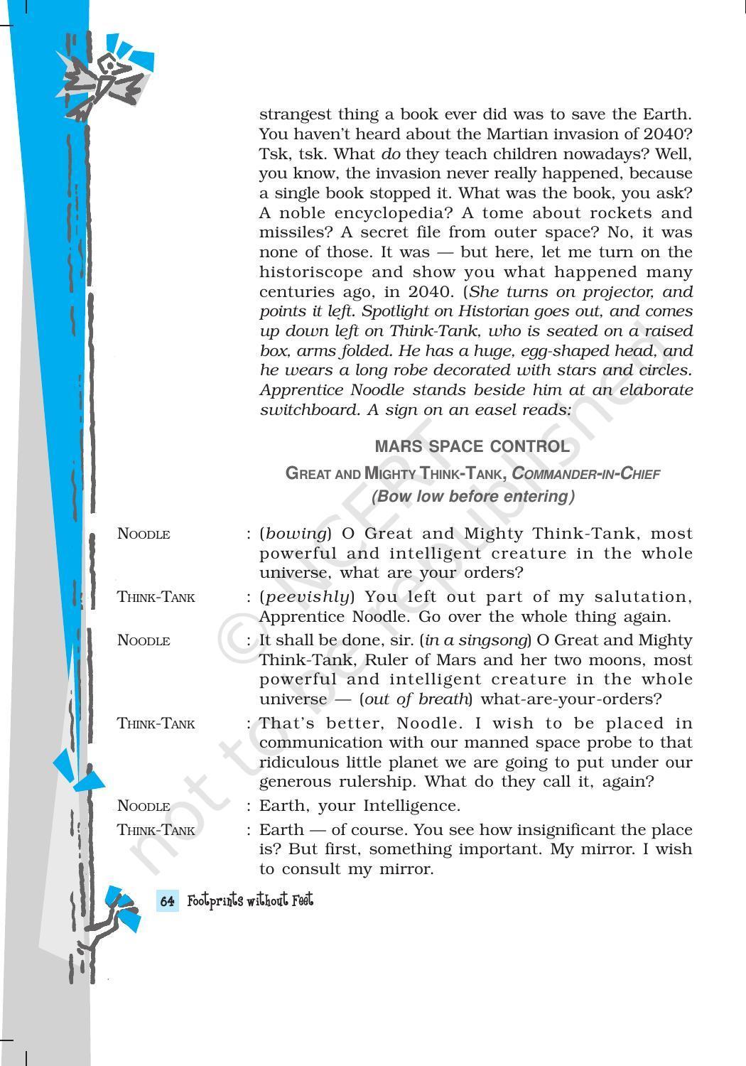 NCERT Book for Class 10 English Footprints Without Feet Chapter 10 The Book that Saved the Earth - Page 2
