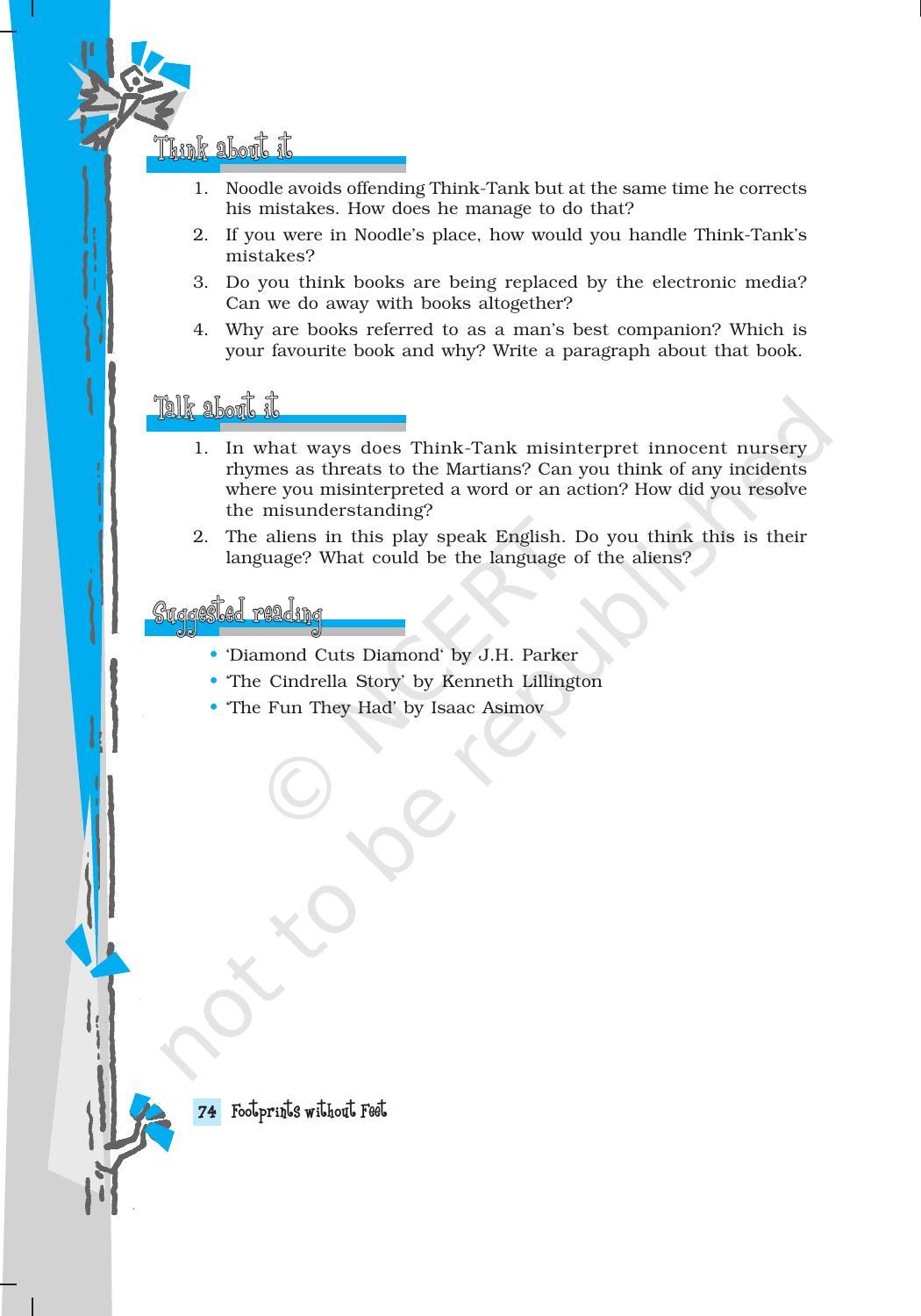 NCERT Book for Class 10 English Footprints Without Feet Chapter 10 The Book that Saved the Earth - Page 12