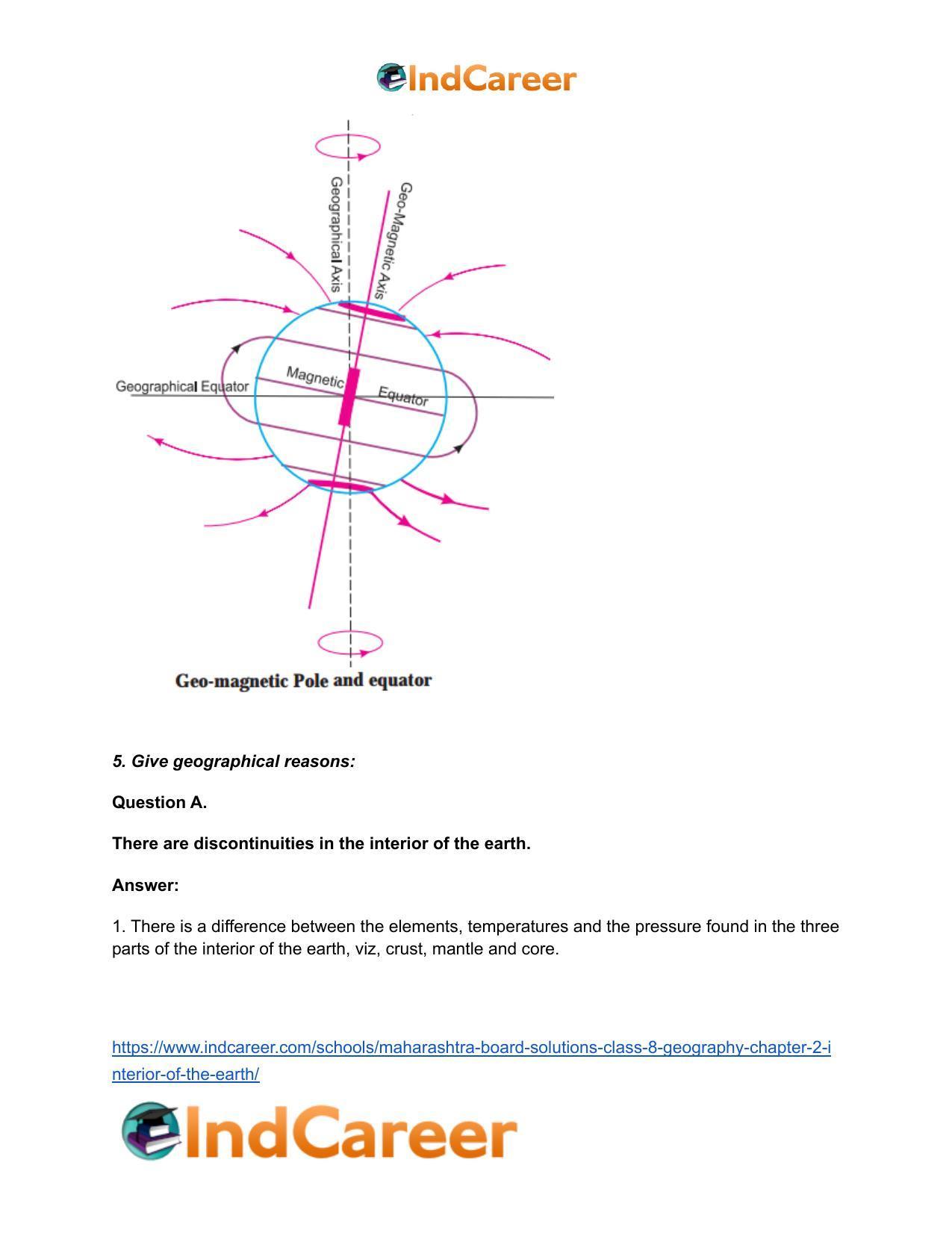 Maharashtra Board Solutions Class 8-Geography: Chapter 2- Interior of the Earth - Page 9