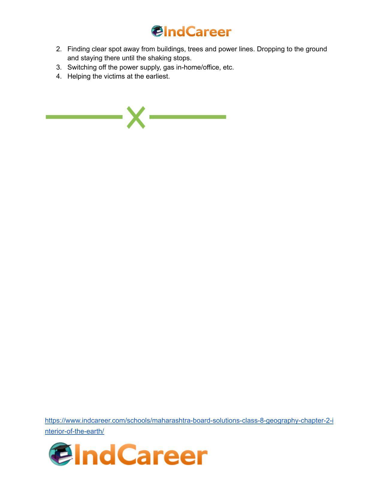 Maharashtra Board Solutions Class 8-Geography: Chapter 2- Interior of the Earth - Page 23