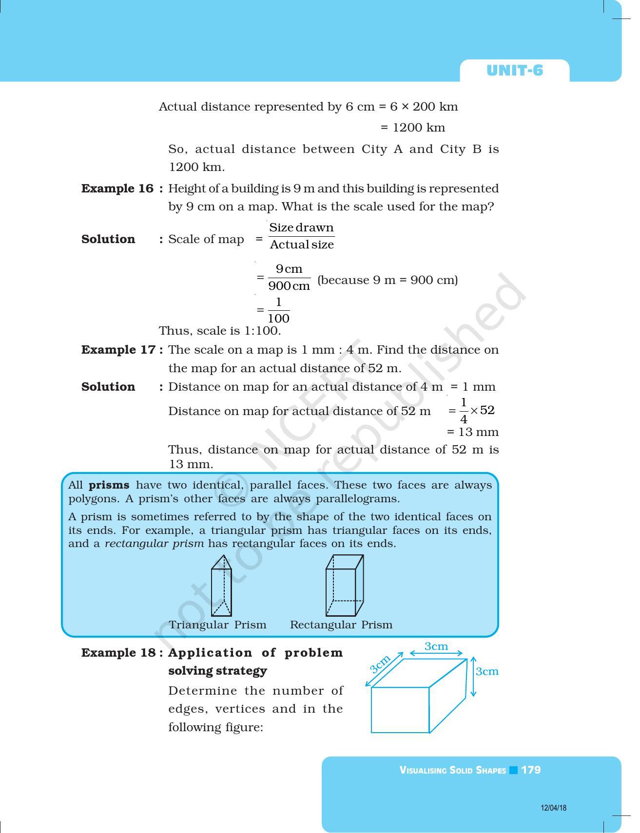 NCERT Exemplar Book for Class 8 Maths: Chapter 6- Visualising Solid Shapes - Page 9