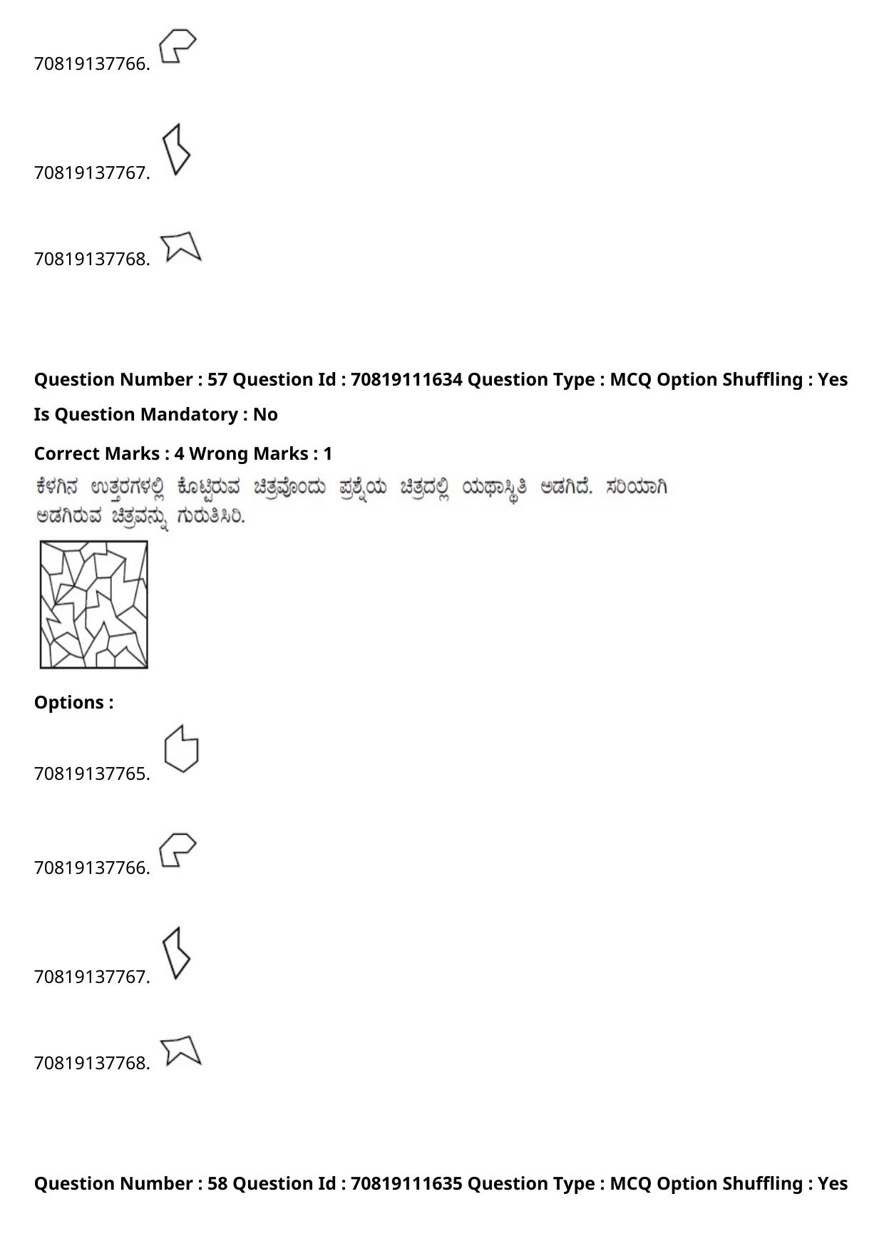 JEE Mains 2021: B.Arch Kannada	(Shift 2) 23-02-2021 Question Paper - Page 67