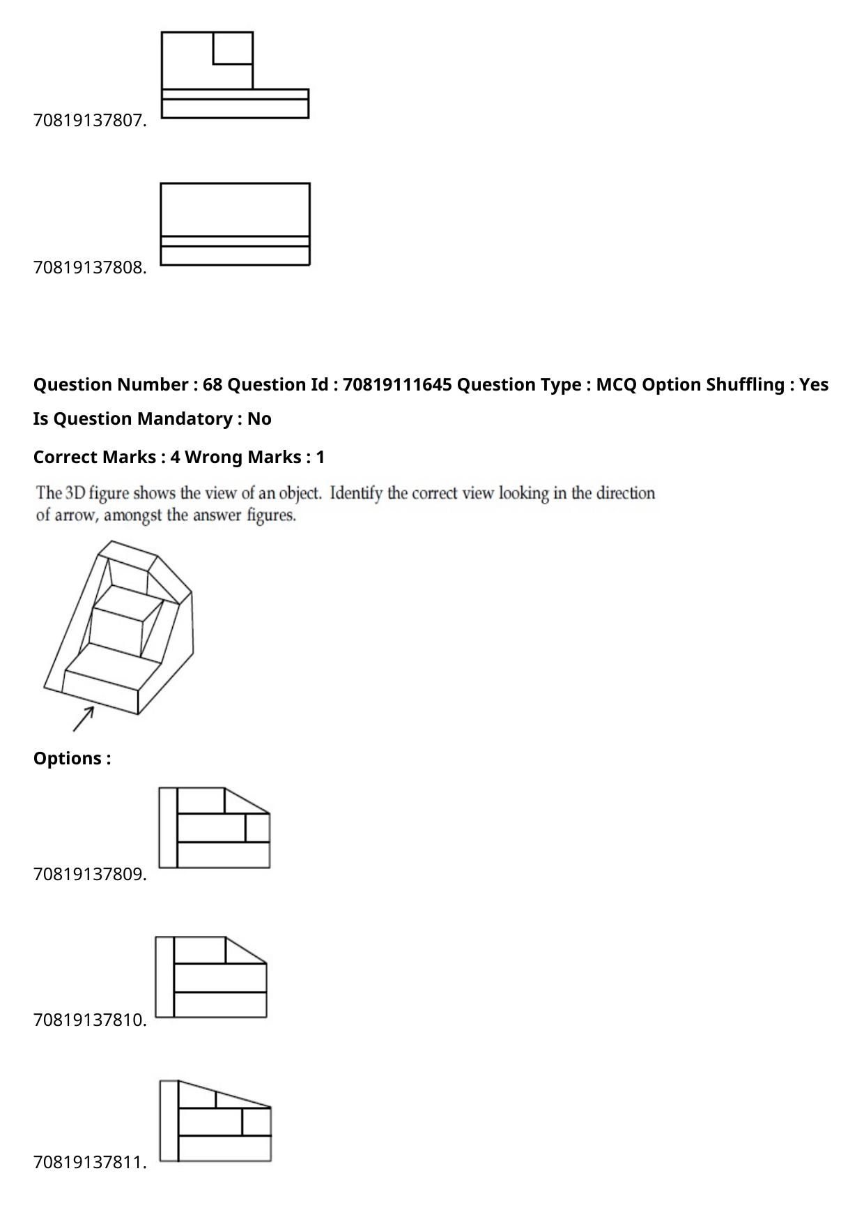 JEE Mains 2021: B.Arch Kannada	(Shift 2) 23-02-2021 Question Paper - Page 88