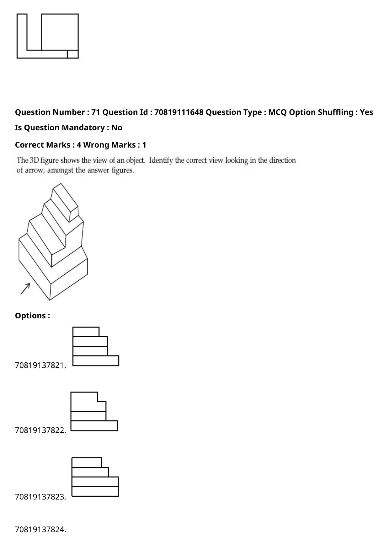 JEE Mains 2021: B.Arch Kannada	(Shift 2) 23-02-2021 Question Paper - Page 94