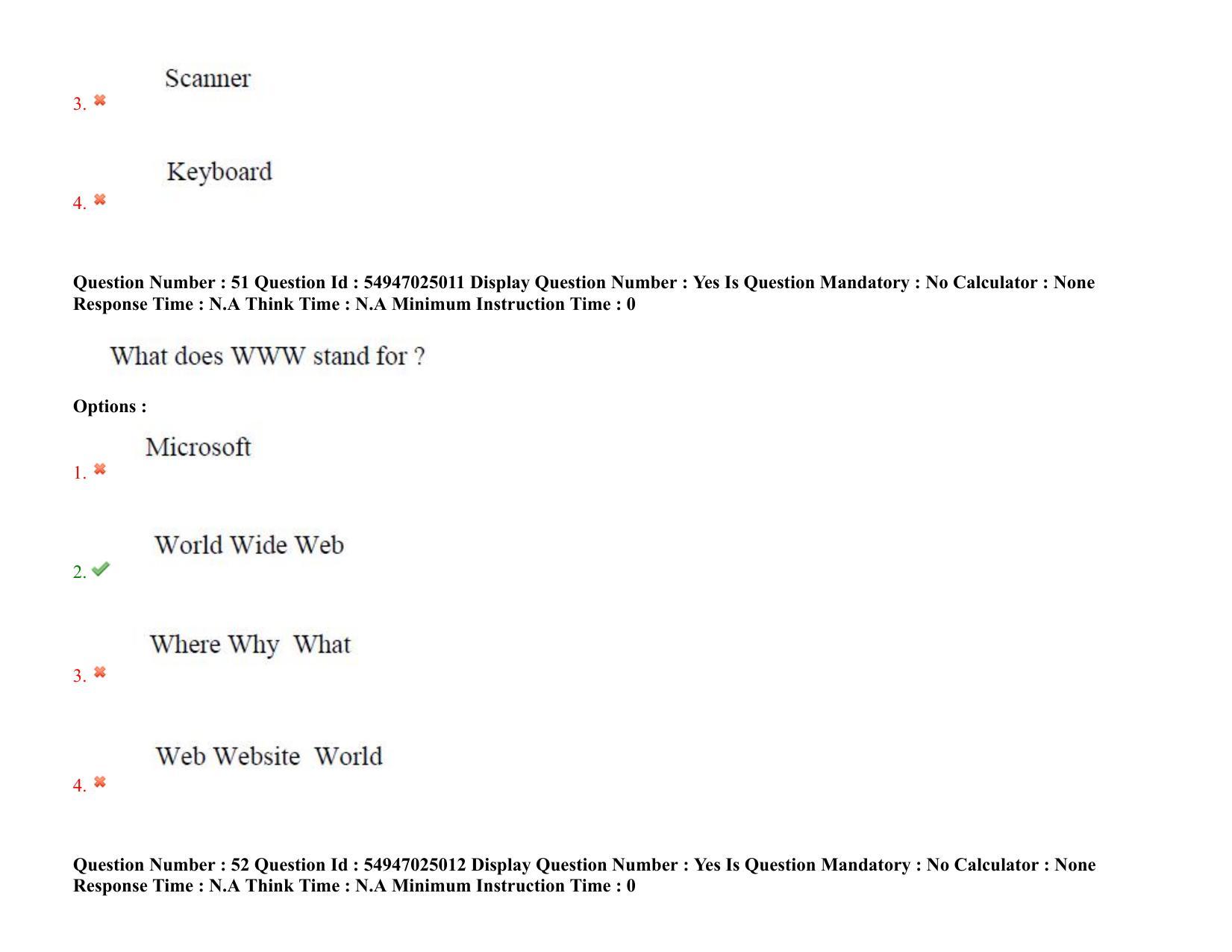 AP RCET 2022: Home Science - 18-10-2022 (Tuesday) Session-I: Question Paper With keys - Page 41