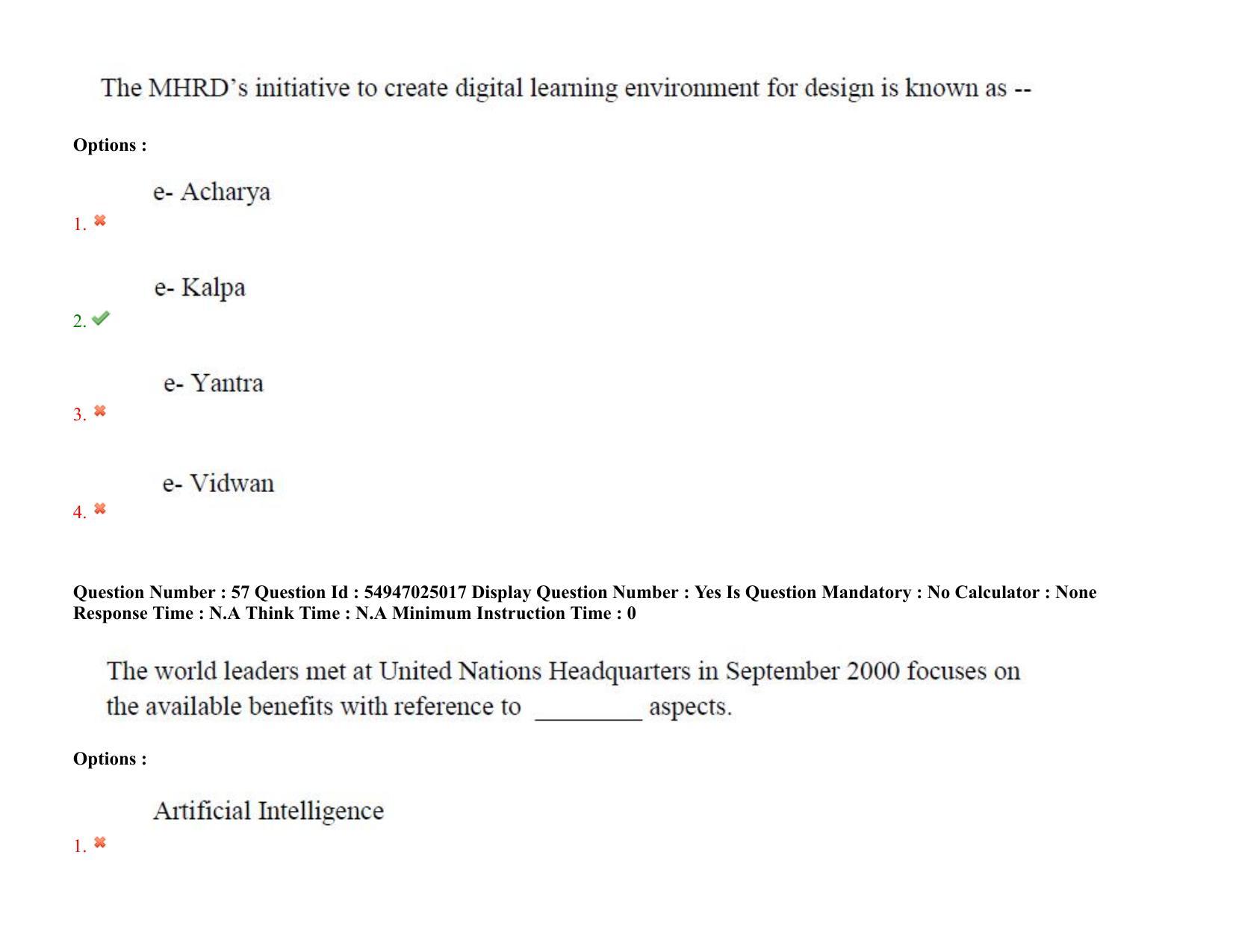 AP RCET 2022: Home Science - 18-10-2022 (Tuesday) Session-I: Question Paper With keys - Page 45