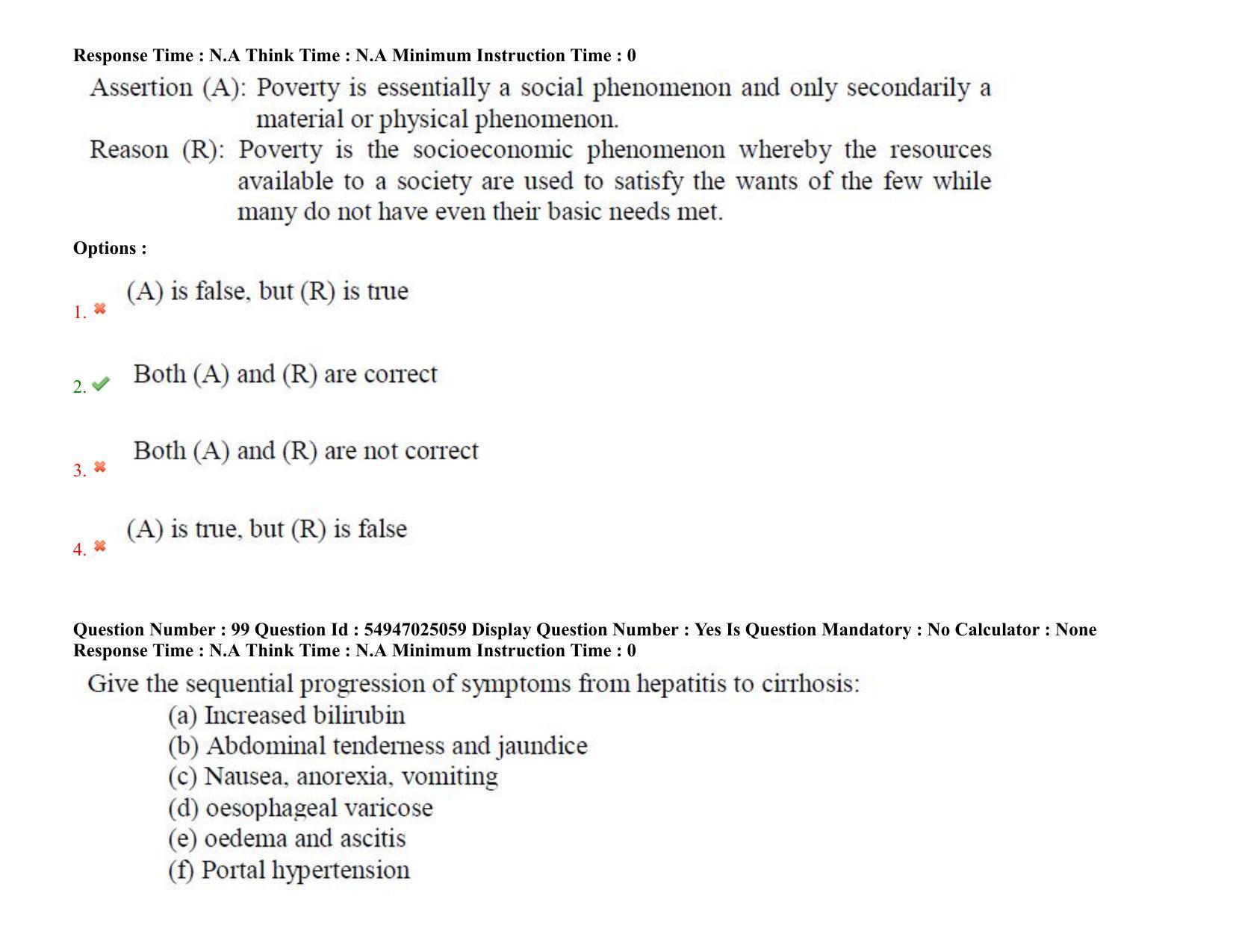 AP RCET 2022: Home Science - 18-10-2022 (Tuesday) Session-I: Question Paper With keys - Page 74