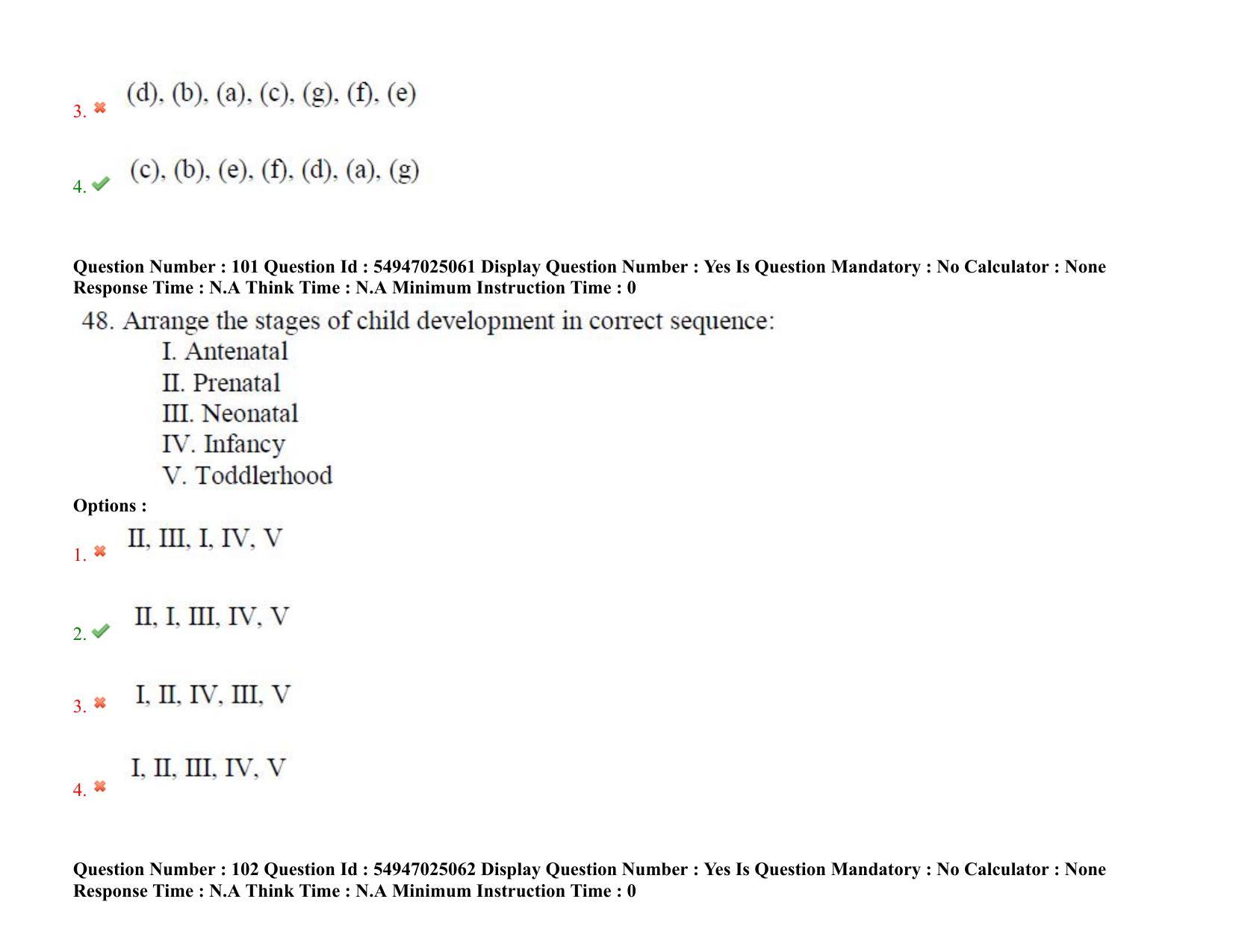 AP RCET 2022: Home Science - 18-10-2022 (Tuesday) Session-I: Question Paper With keys - Page 76