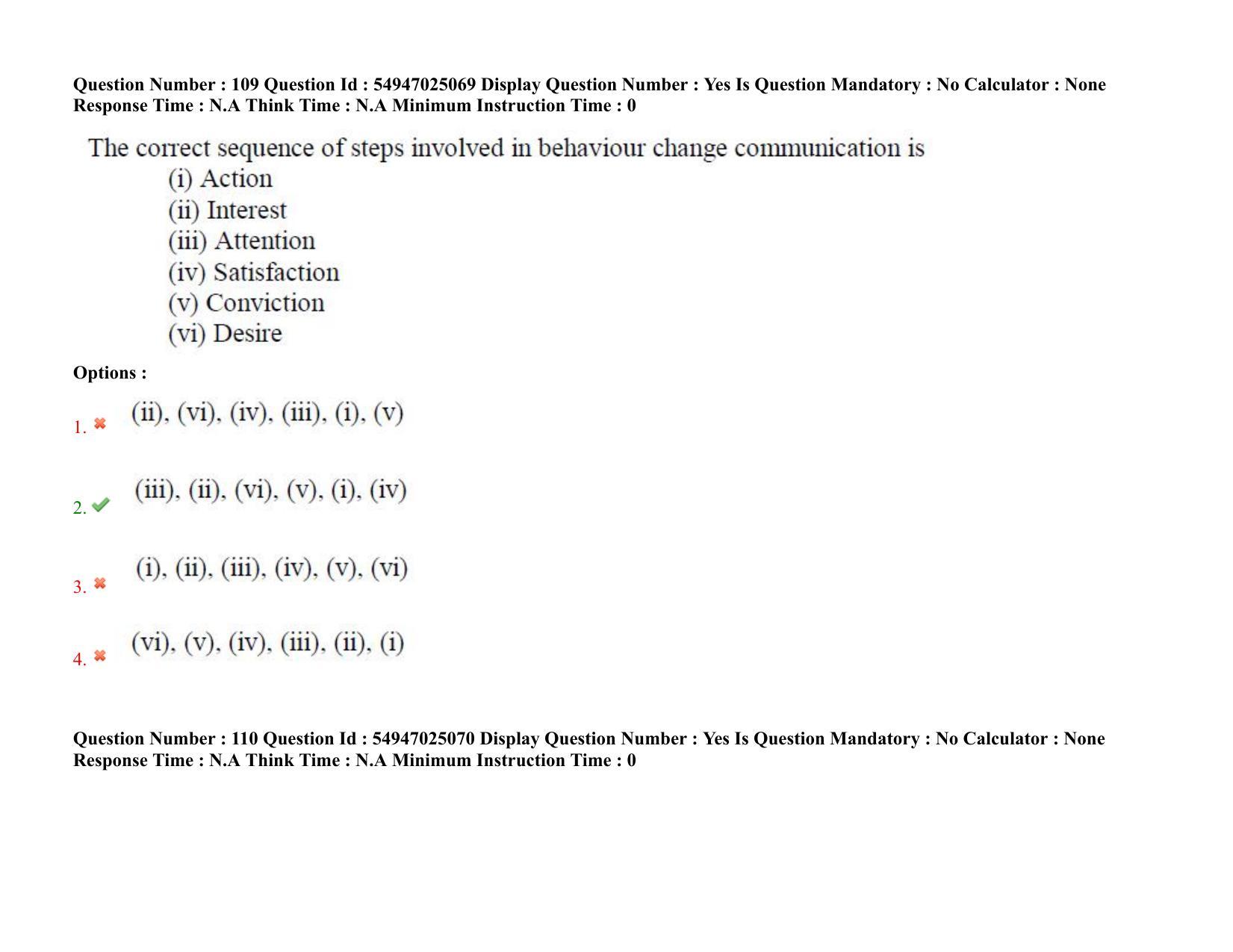 AP RCET 2022: Home Science - 18-10-2022 (Tuesday) Session-I: Question Paper With keys - Page 82