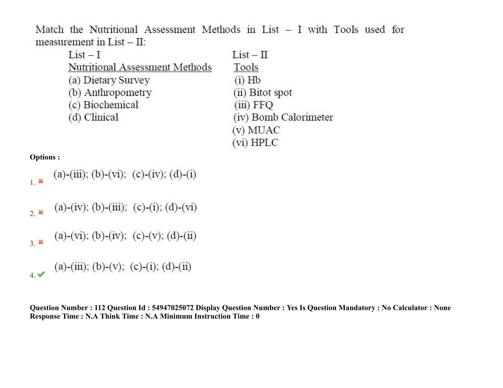 AP RCET 2022: Home Science - 18-10-2022 (Tuesday) Session-I: Question Paper With keys - Page 84