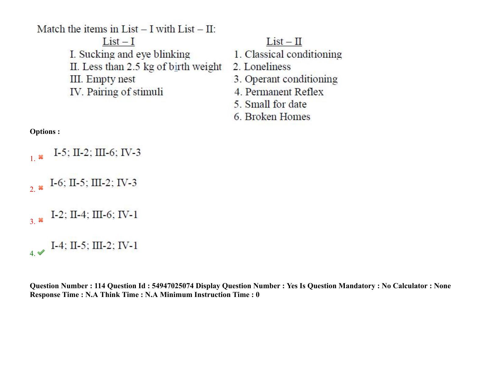 AP RCET 2022: Home Science - 18-10-2022 (Tuesday) Session-I: Question Paper With keys - Page 86