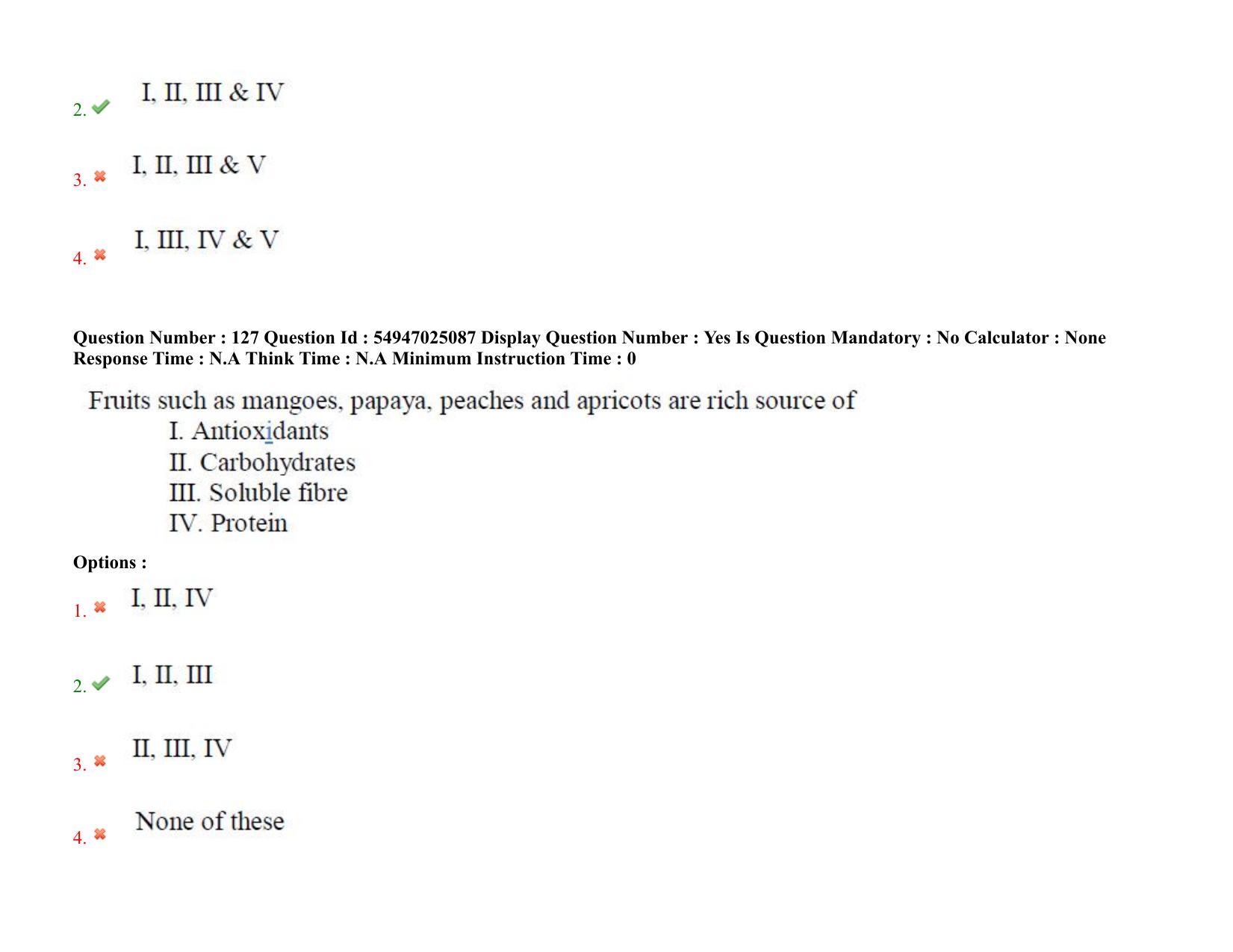 AP RCET 2022: Home Science - 18-10-2022 (Tuesday) Session-I: Question Paper With keys - Page 95