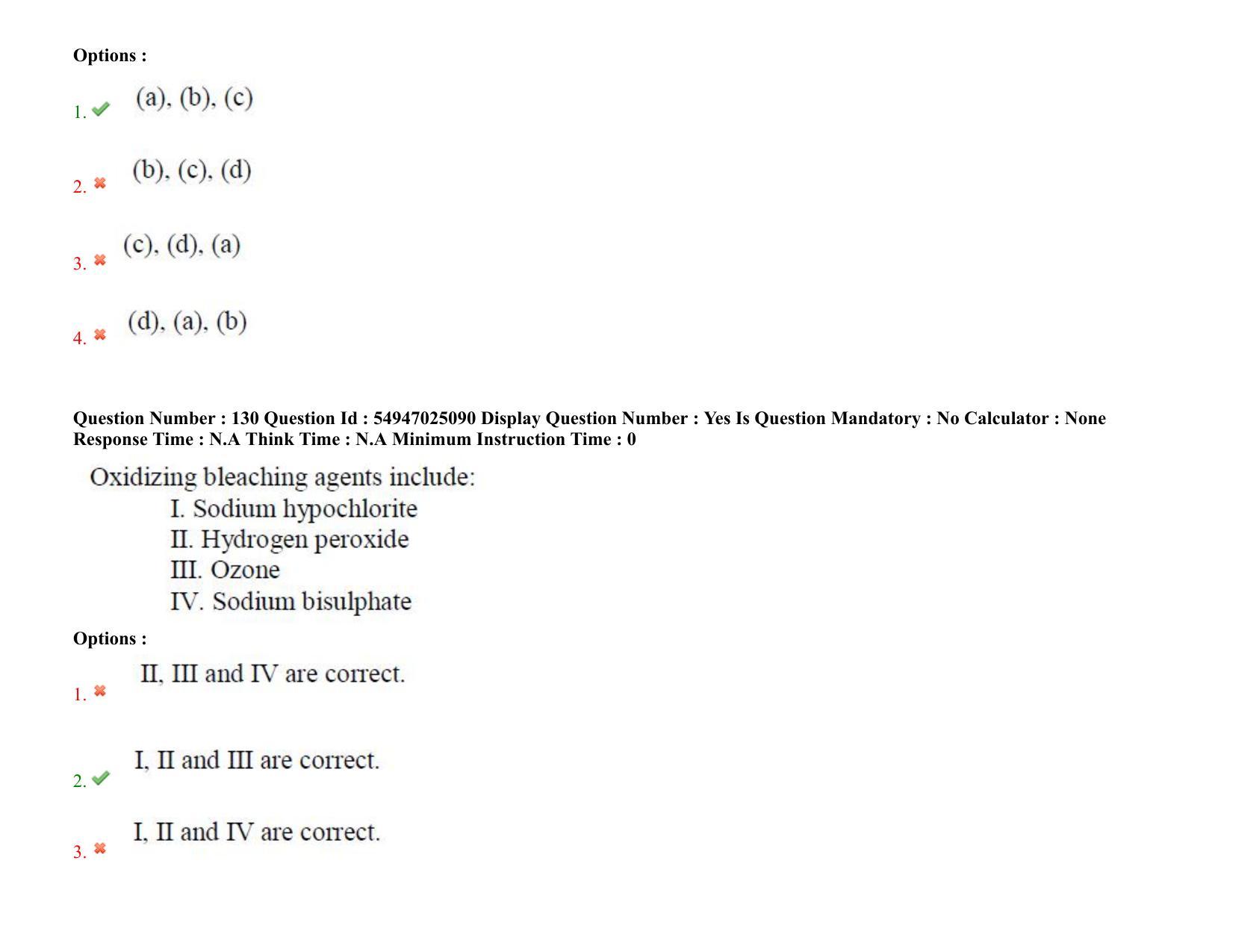 AP RCET 2022: Home Science - 18-10-2022 (Tuesday) Session-I: Question Paper With keys - Page 97