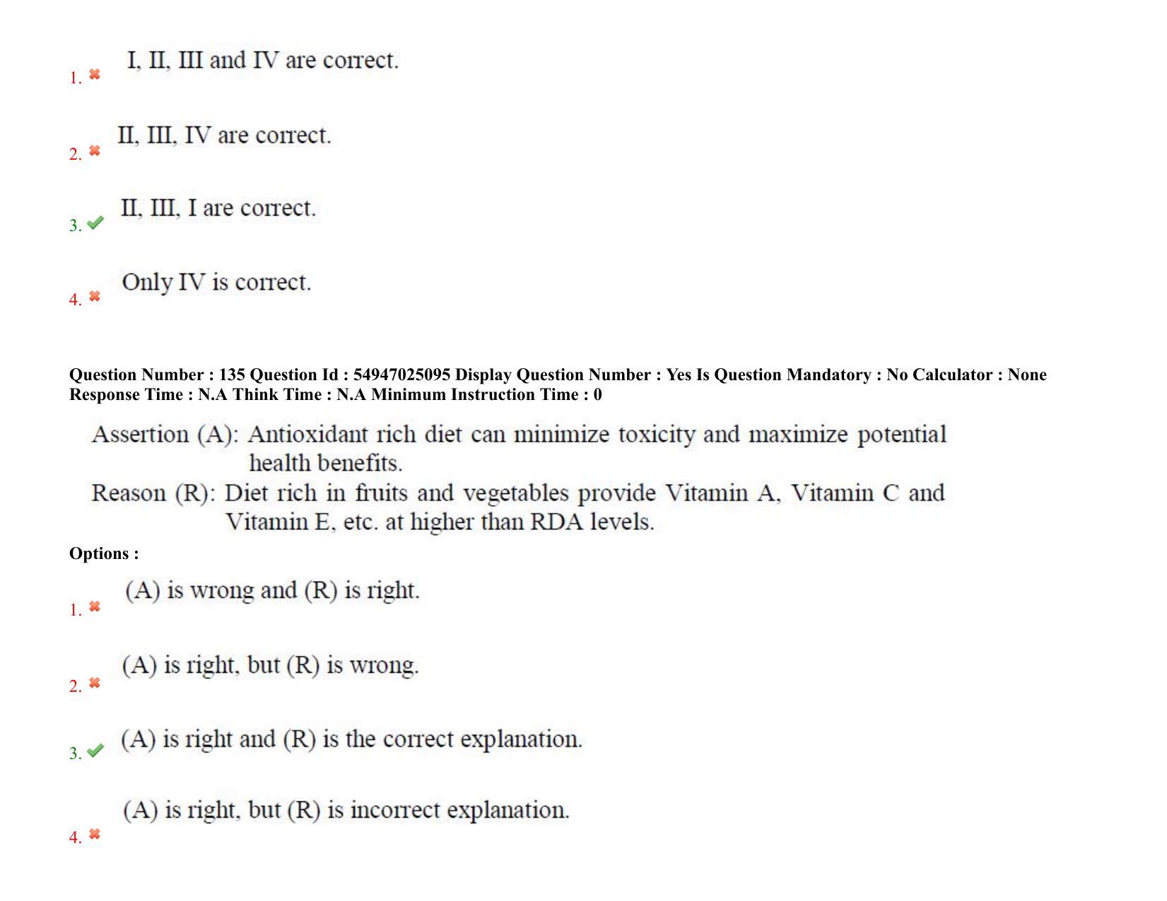 AP RCET 2022: Home Science - 18-10-2022 (Tuesday) Session-I: Question Paper With keys - Page 101