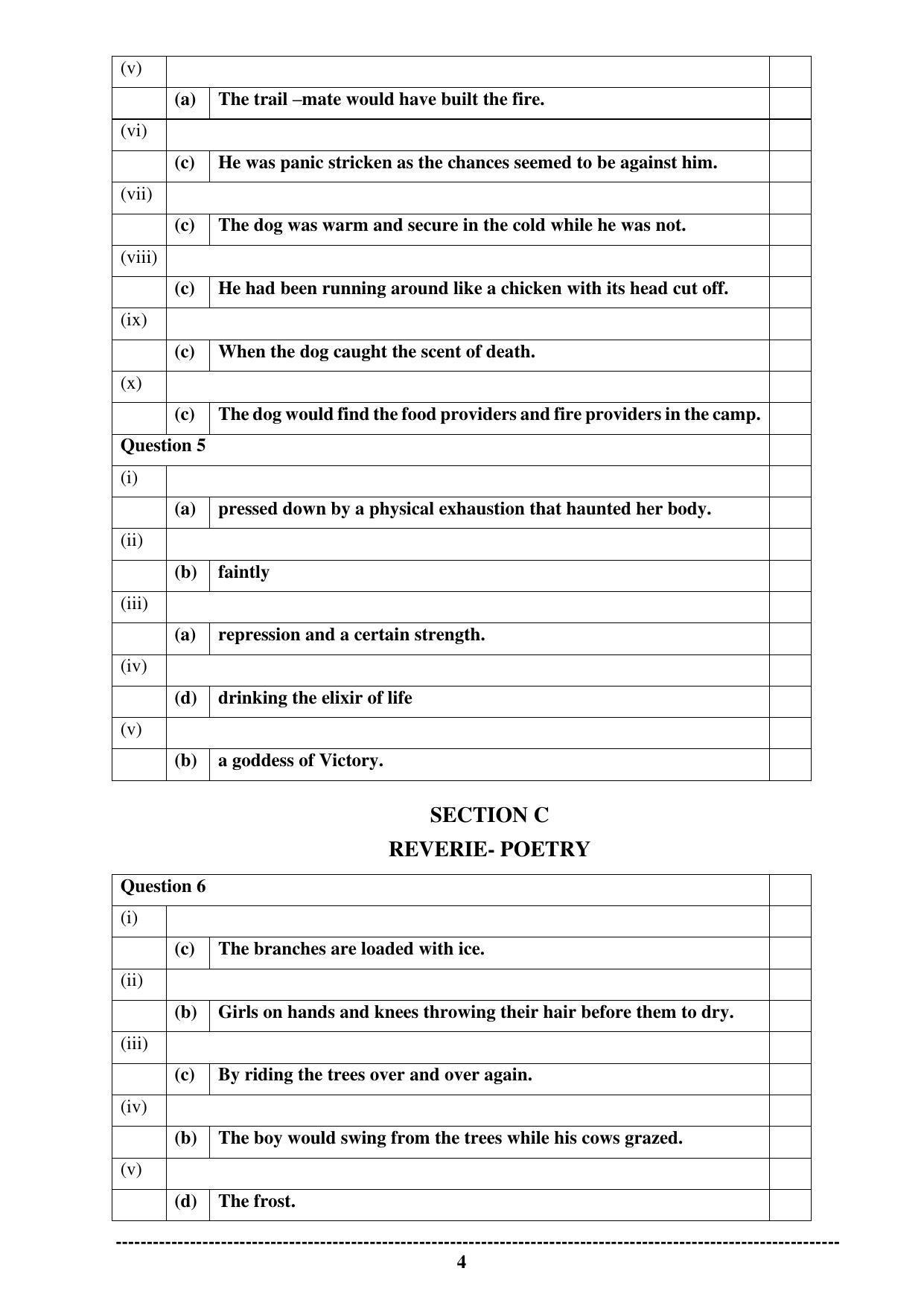 SEMESTER 1 EXAMINATION ENGLISH PAPER 2 (801B) (LITERATURE IN ENGLISH) - Page 4