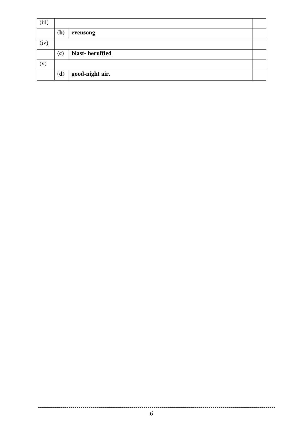 SEMESTER 1 EXAMINATION ENGLISH PAPER 2 (801B) (LITERATURE IN ENGLISH) - Page 6