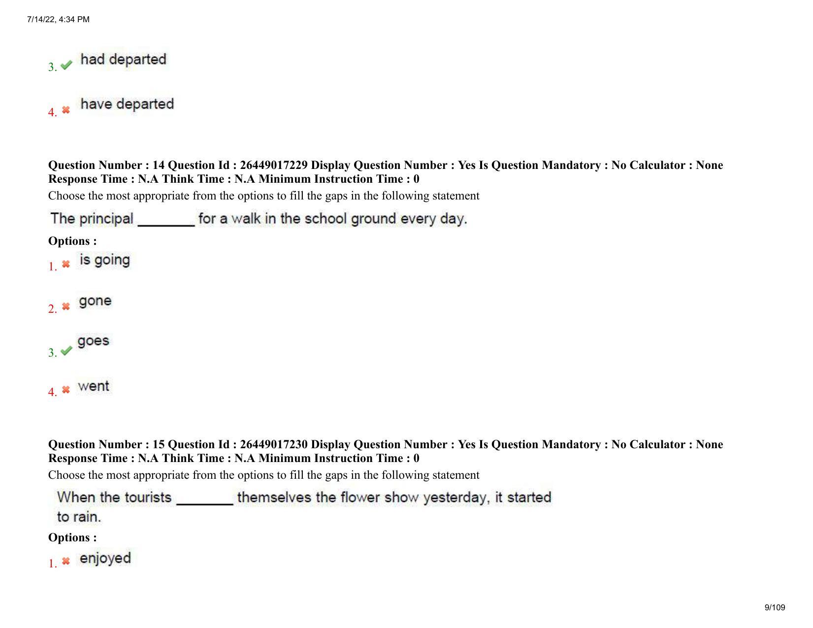 AP EDCET 2022 Biological Science Question Paper Shift 1 - Page 9