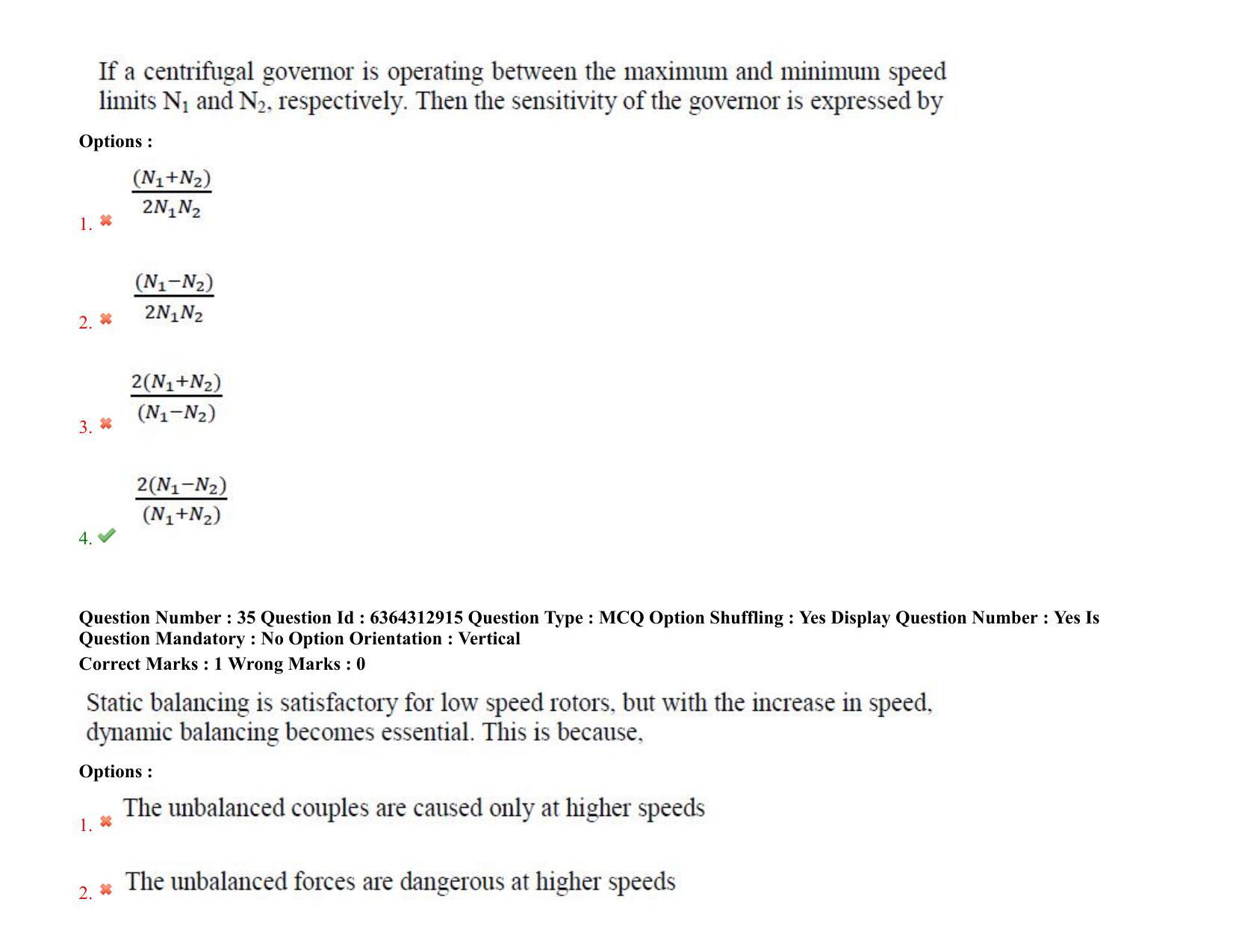 TS PGECET 2021: (ME) Mechanical Engineering Question Papers - Page 26
