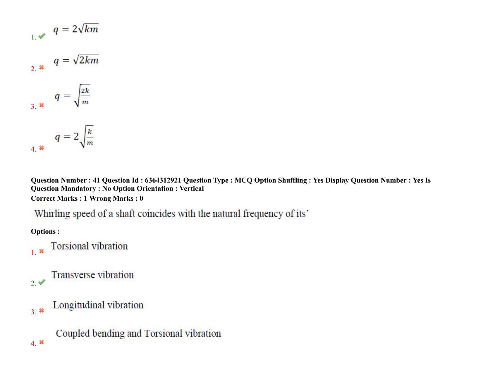 TS PGECET 2021: (ME) Mechanical Engineering Question Papers - Page 30