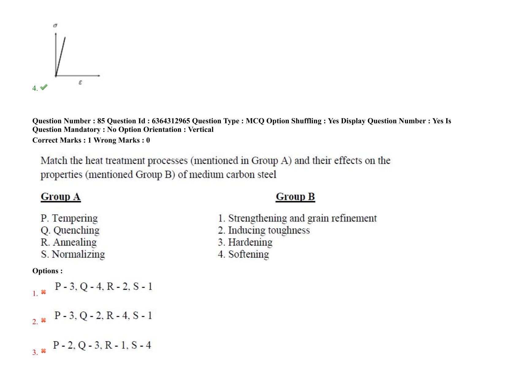 TS PGECET 2021: (ME) Mechanical Engineering Question Papers - Page 59