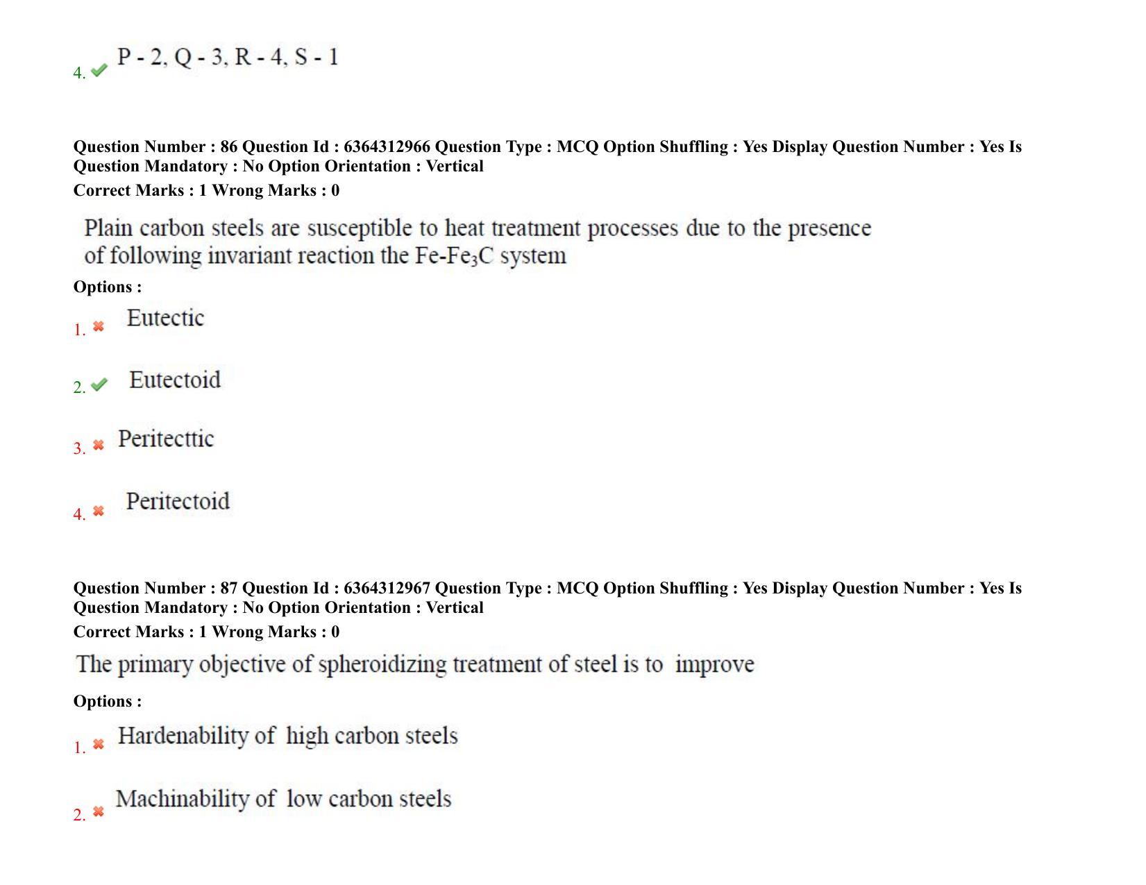 TS PGECET 2021: (ME) Mechanical Engineering Question Papers - Page 60