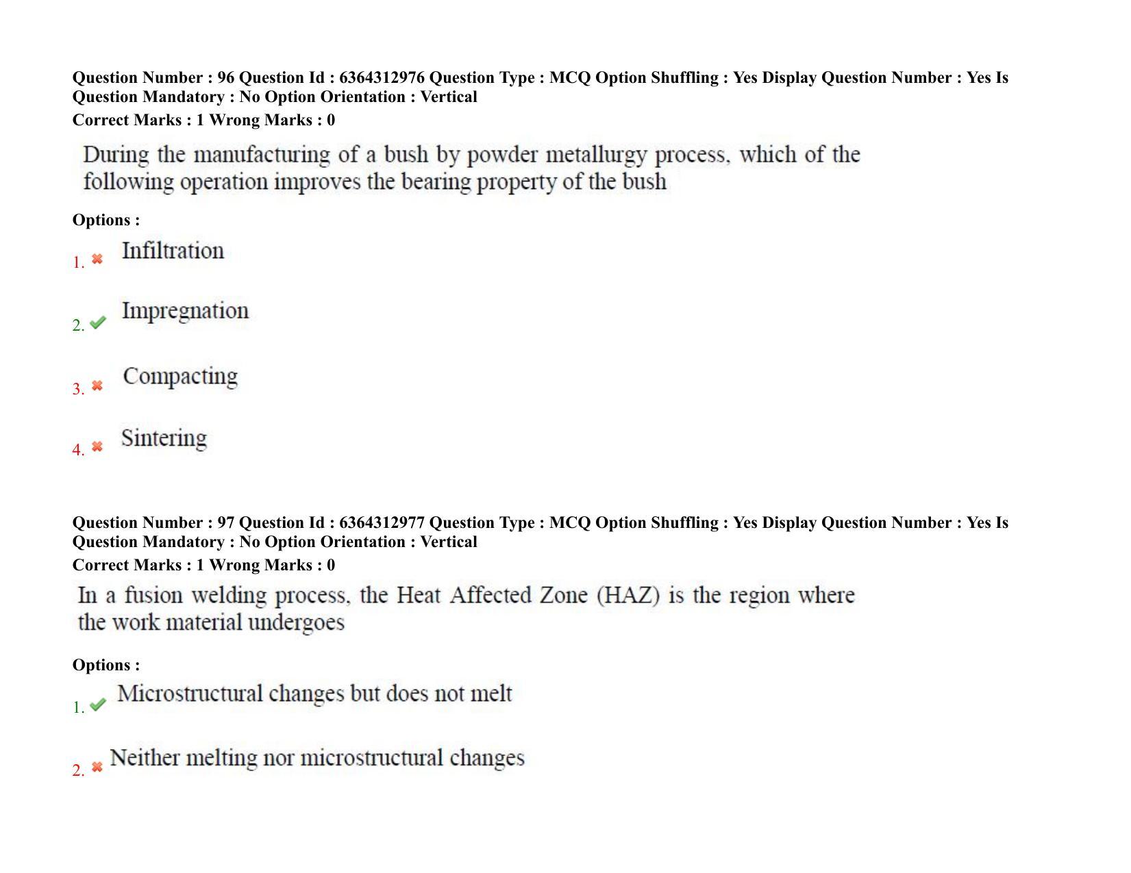 TS PGECET 2021: (ME) Mechanical Engineering Question Papers - Page 66