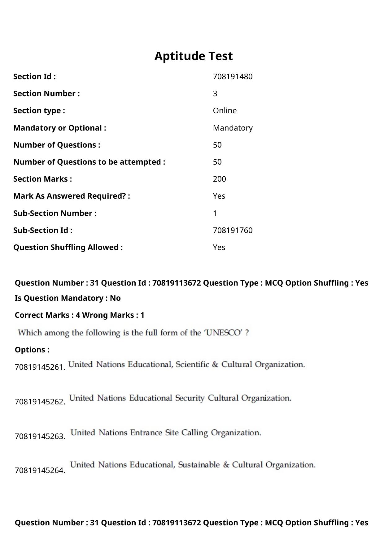 JEE Mains 2021: B Arch & B Planning Hindi (Shift 2) 23-02-2021 Question Paper - Page 32