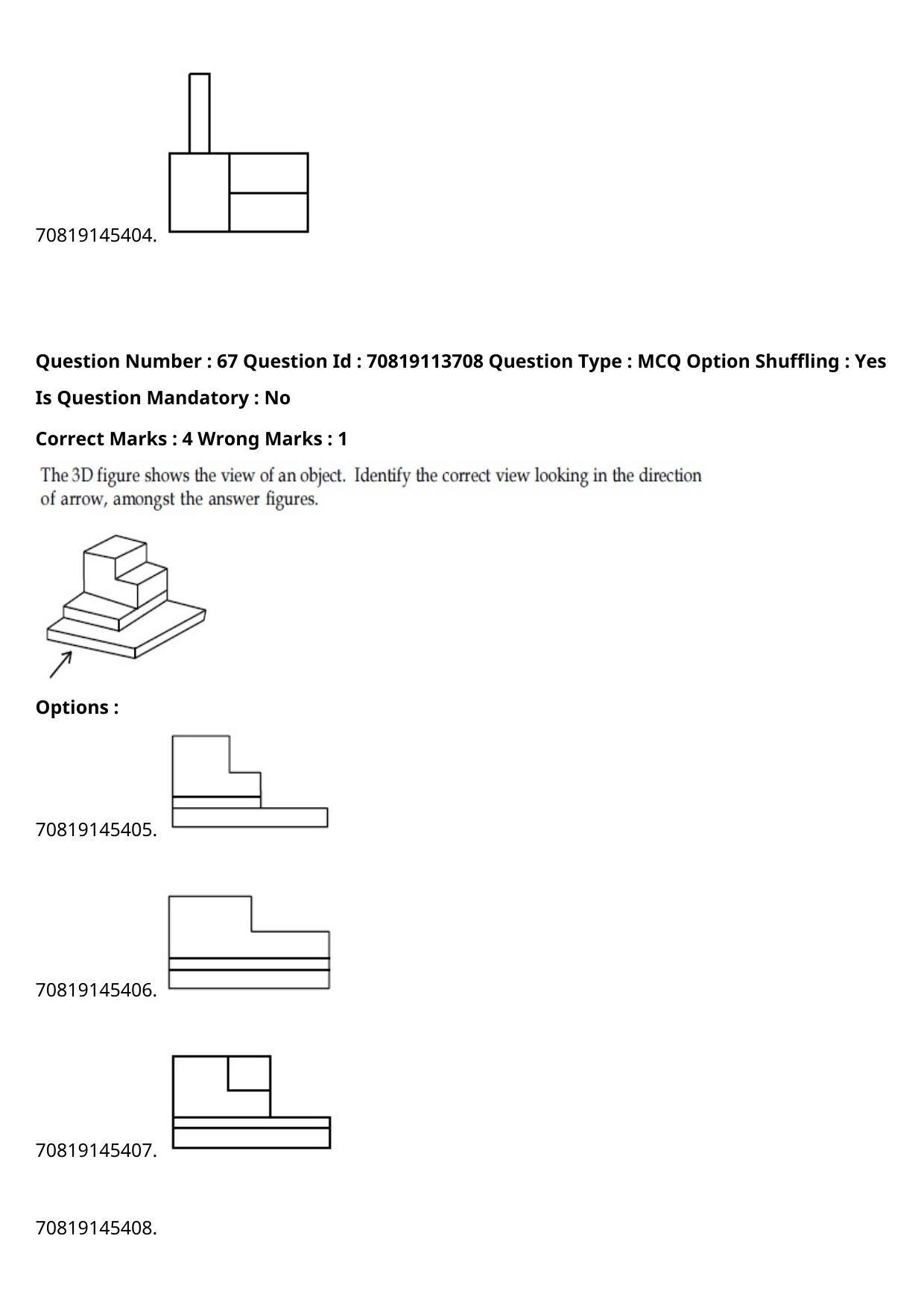 JEE Mains 2021: B Arch & B Planning Hindi (Shift 2) 23-02-2021 Question Paper - Page 86