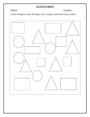 Worksheet for Class 1 English Assignment 27