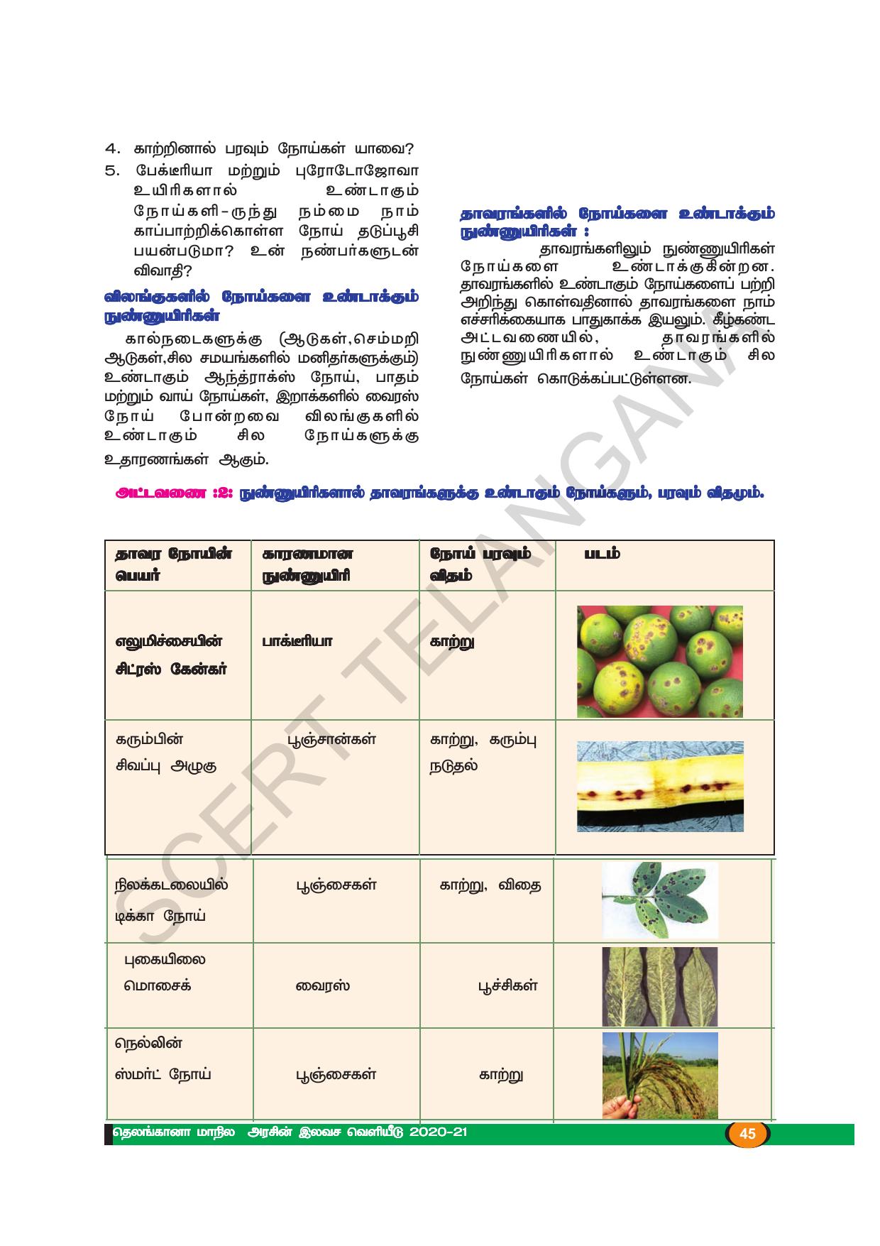 TS SCERT Class 8 Biological Science (Tamil Medium) Text Book - Page 44