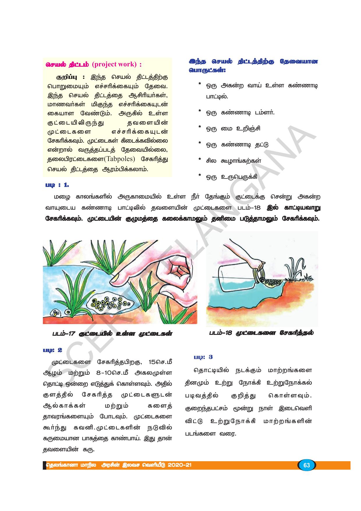 TS SCERT Class 8 Biological Science (Tamil Medium) Text Book - Page 62