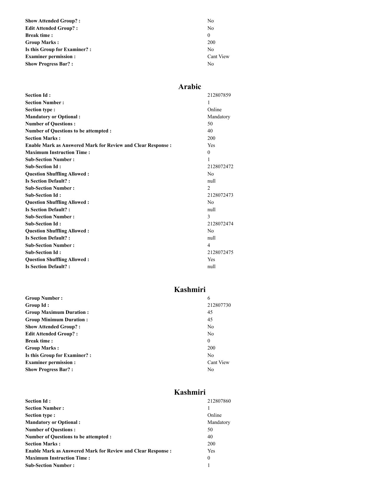 CUET 2023 English Urdu Shift 3 Question Papers - Page 4