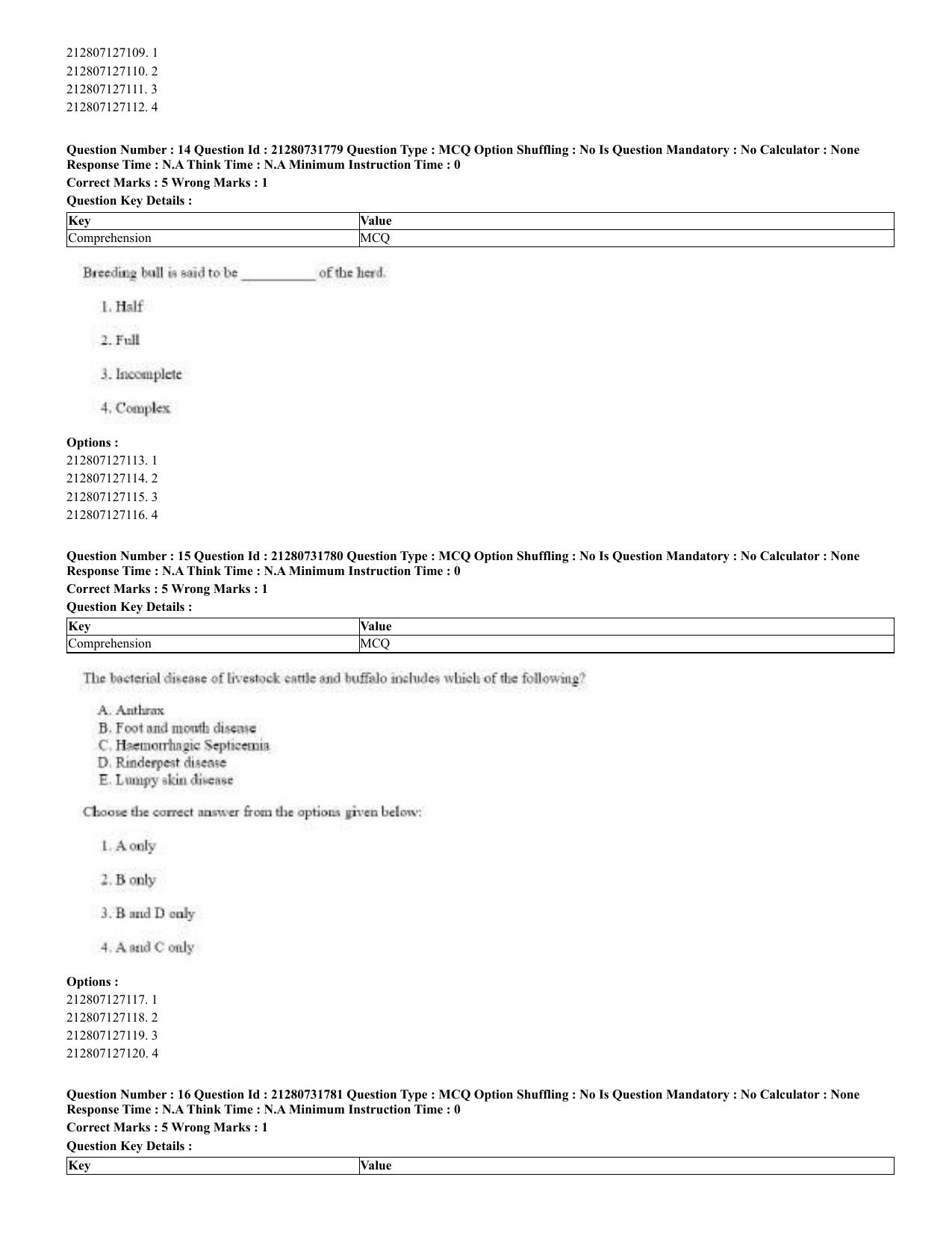 CUET 2023 English Urdu Shift 3 Question Papers - Page 12