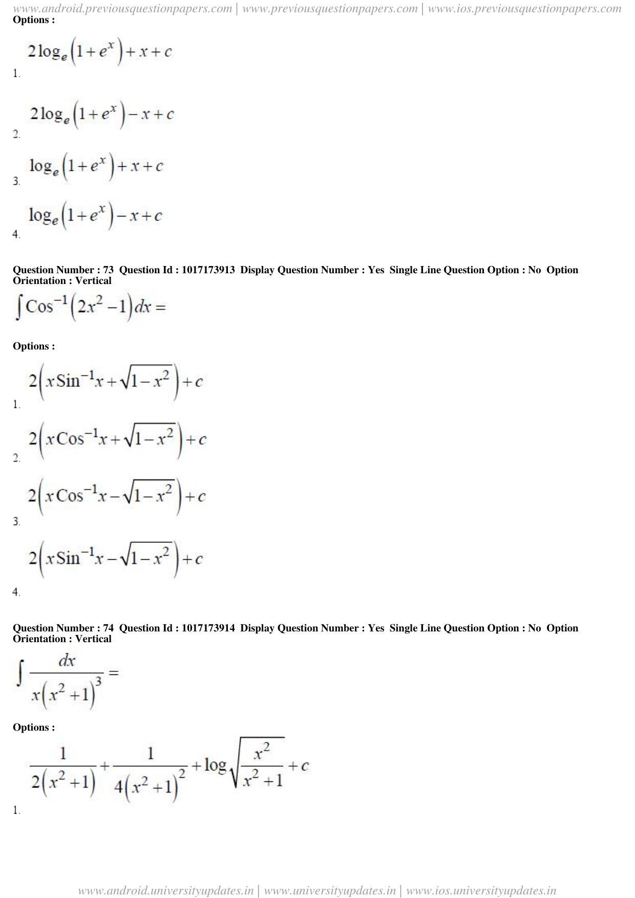 AP EAPCET 2017 - April 24, 2017 Afternoon - Master Engineering Question Paper With Preliminary Keys - Page 38