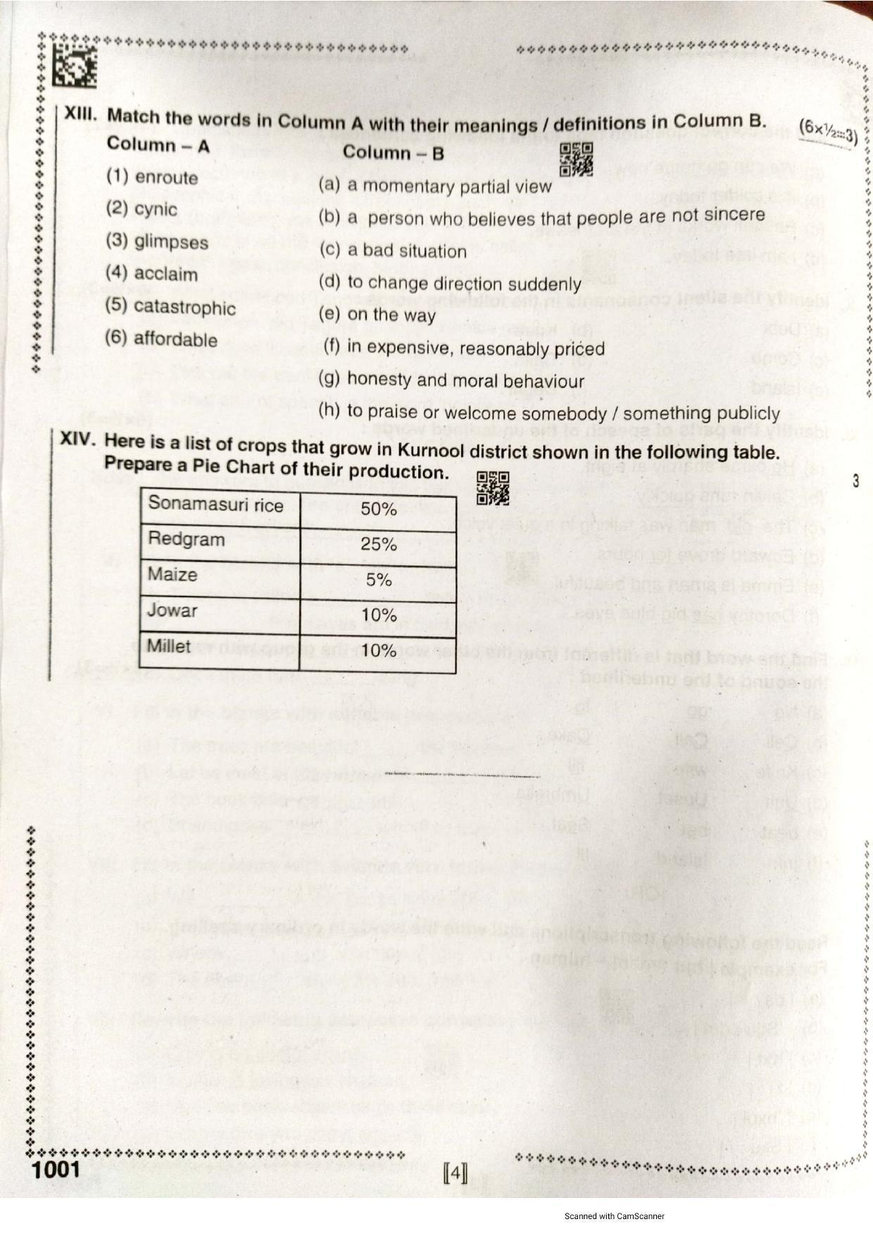 AP Intermediate 2nd Year Vocational Question Paper September-2021- English-I(1001) - Page 4