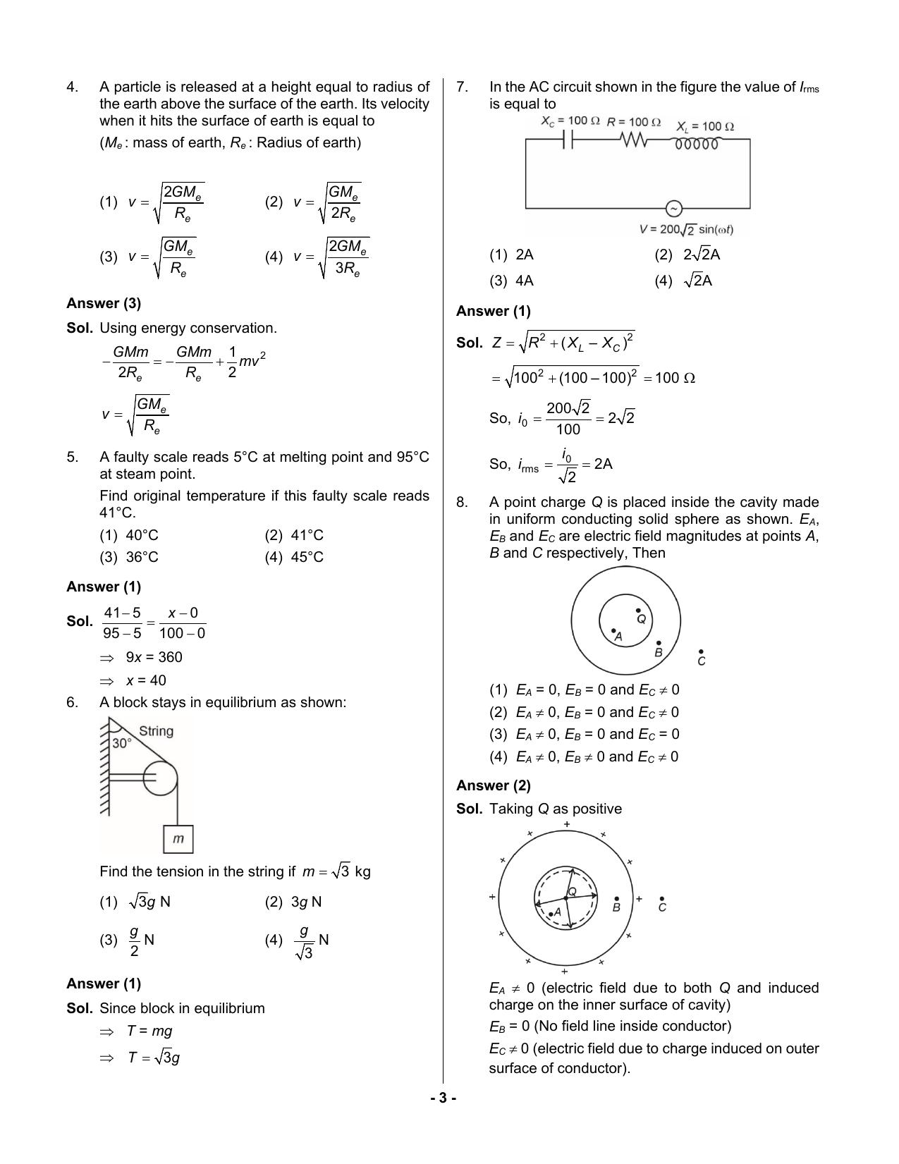 JEE Mains 2023: 30th January 2023 Shift-2 (Evening) Question Paper With Solution (January, Session-1) - Page 2