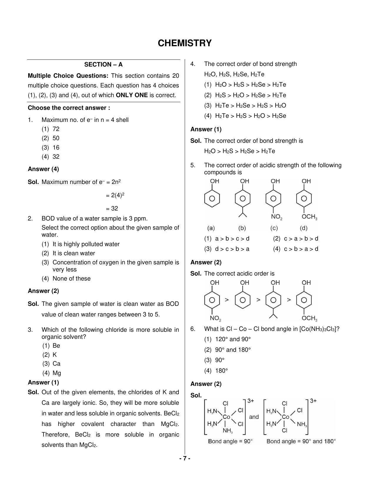JEE Mains 2023: 30th January 2023 Shift-2 (Evening) Question Paper With Solution (January, Session-1) - Page 6